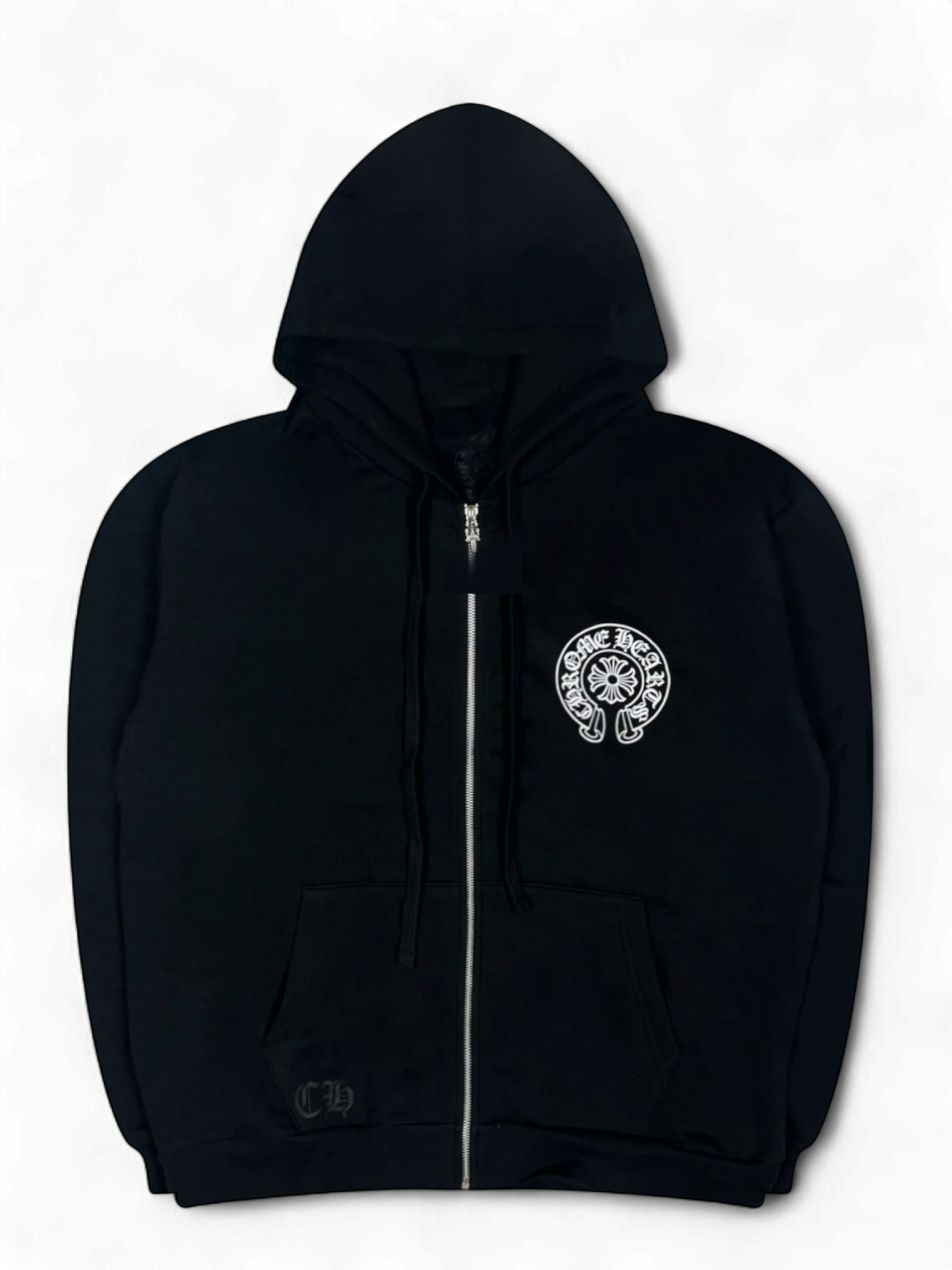 Chrome Hearts Manchester Exclusive Black Zip Up Hoodie