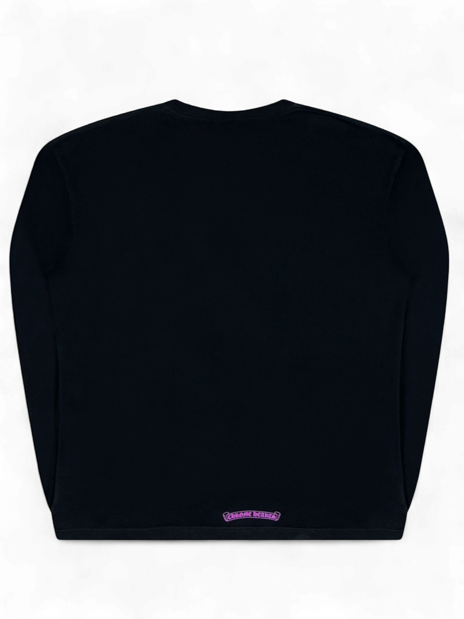 Chrome Hearts Purple Black Neck Logo Longsleeve