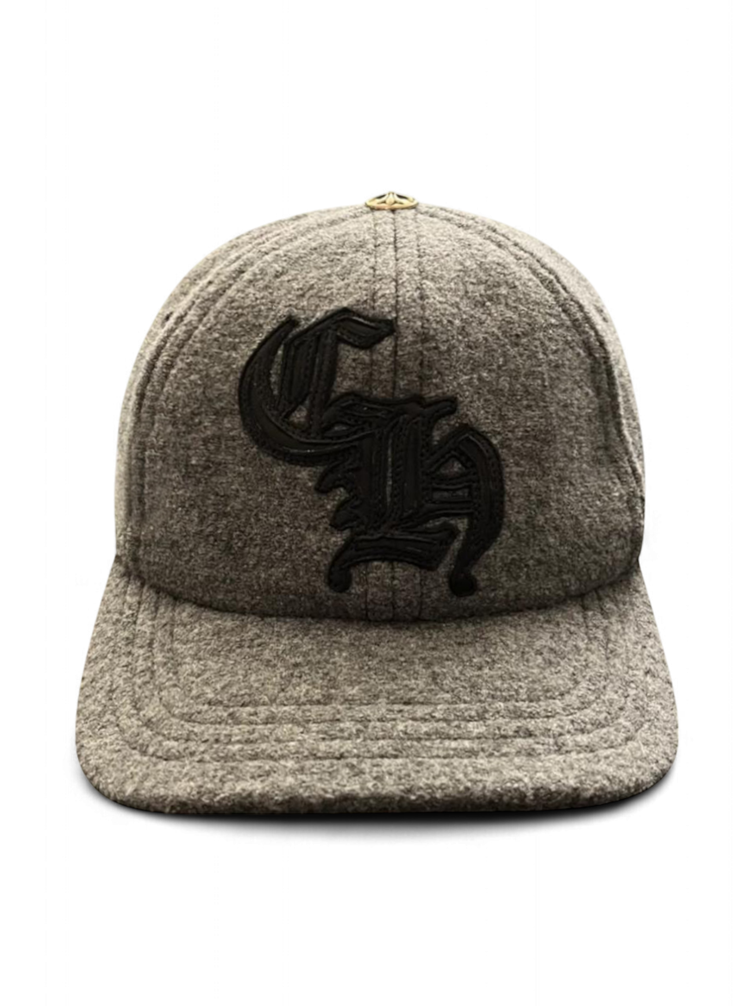 Chrome Hearts Grey Wool CH Logo Cap