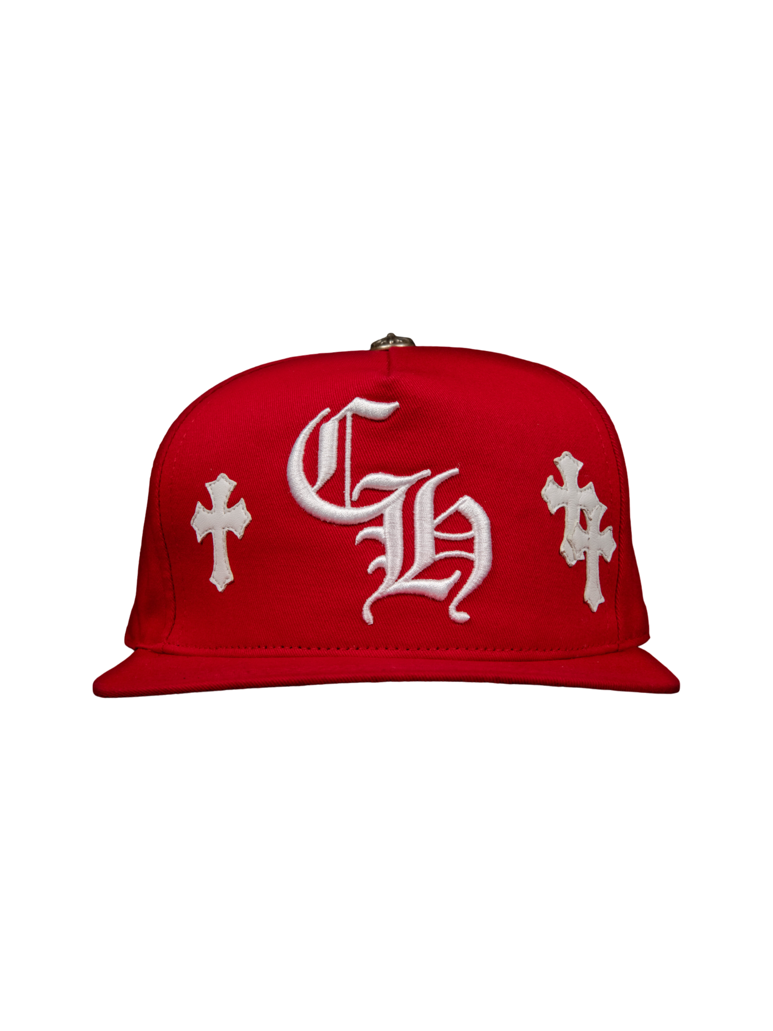 Chrome Hearts Red Cross Patch Baseball Hat