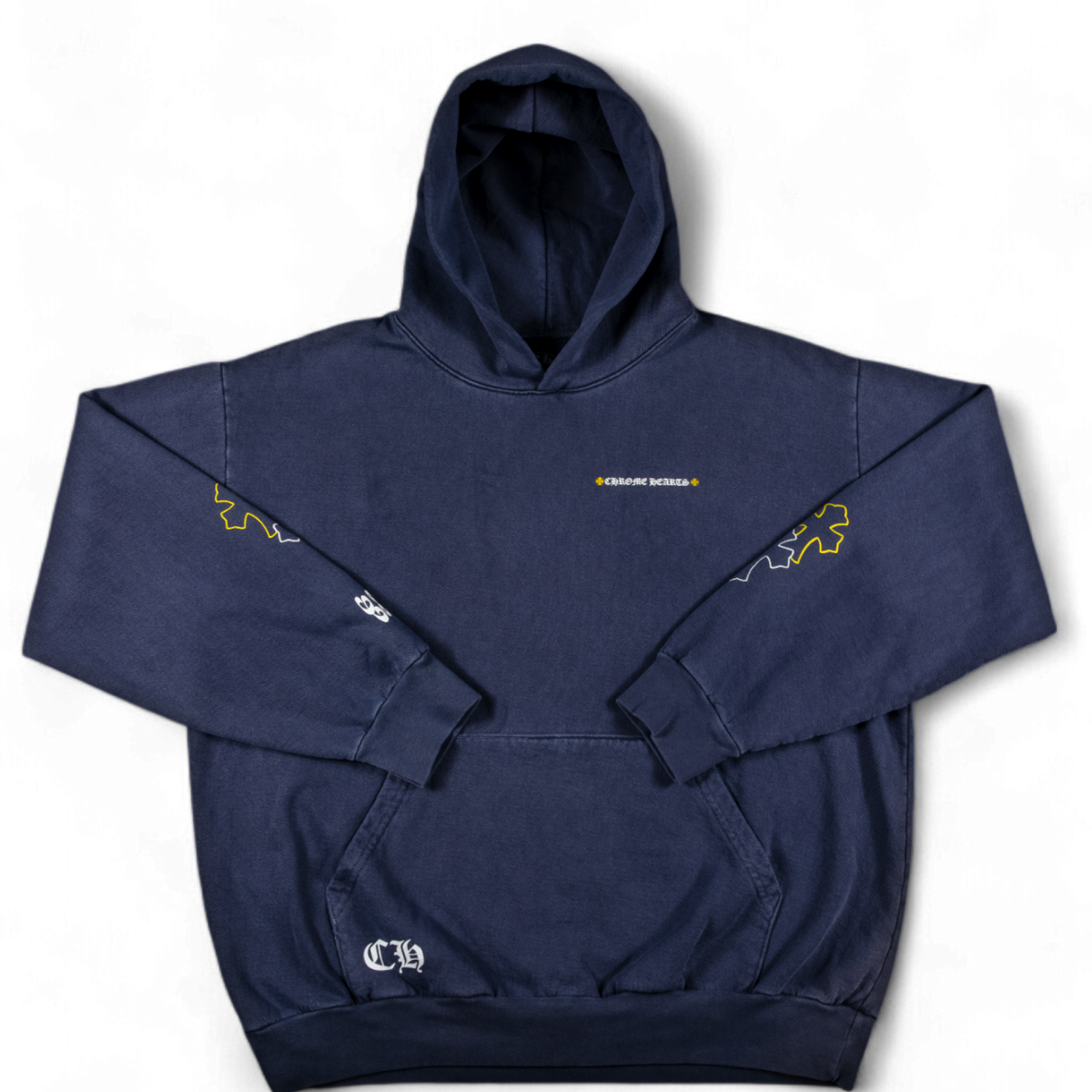 Chrome Hearts × Drake / Certified Lover Boy Hoodie Blue Chrome Hearts x Drake Certified Lover Boy Blue Hoodie