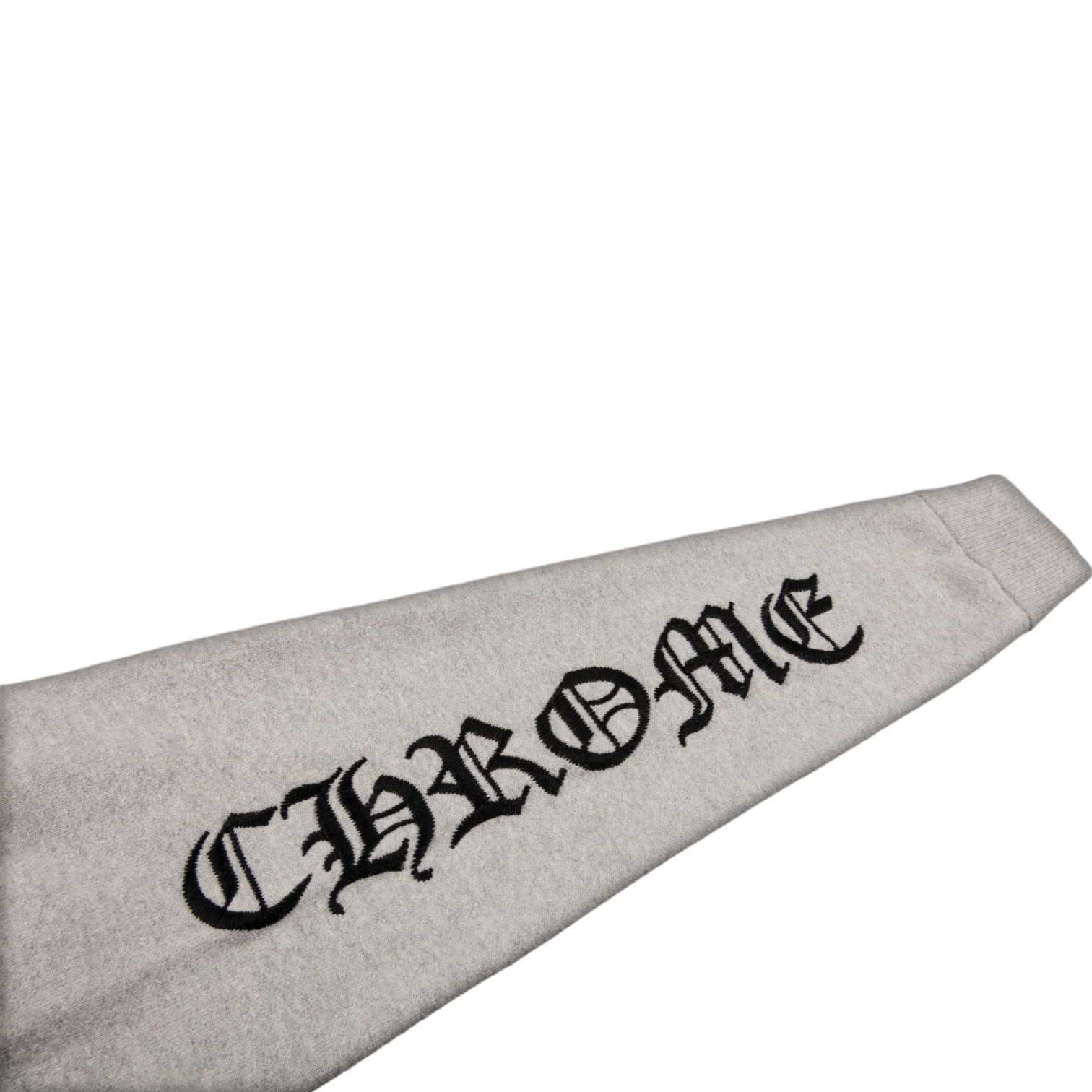 Chrome Hearts Grey Embroidered Cashmere Sweater