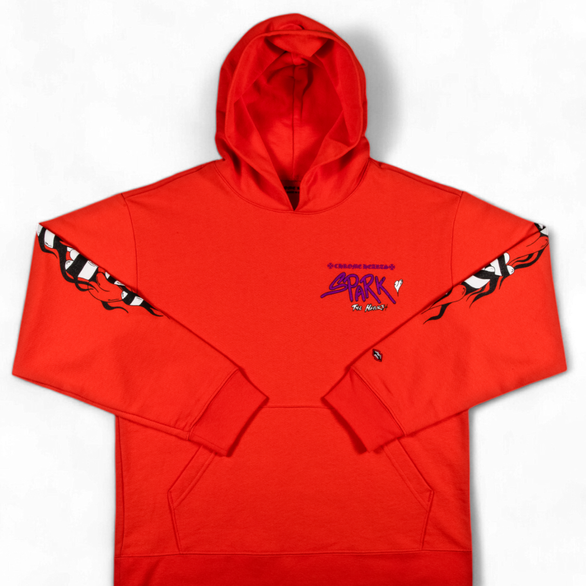 Chrome Hearts × Matty Boy / Sadistic Lipstick Hoodie Red Chrome Hearts Matty Boy Red Sadistic Lipstick Hoodie