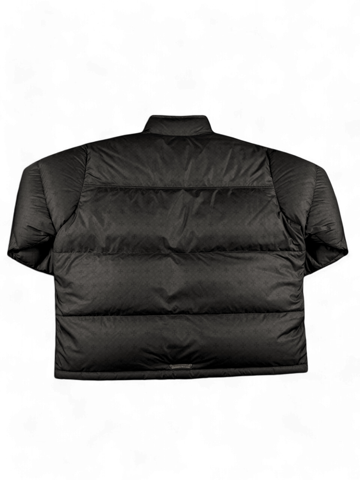 Chrome Hearts Black Mini Plus Monogram Puffer Down Jacket