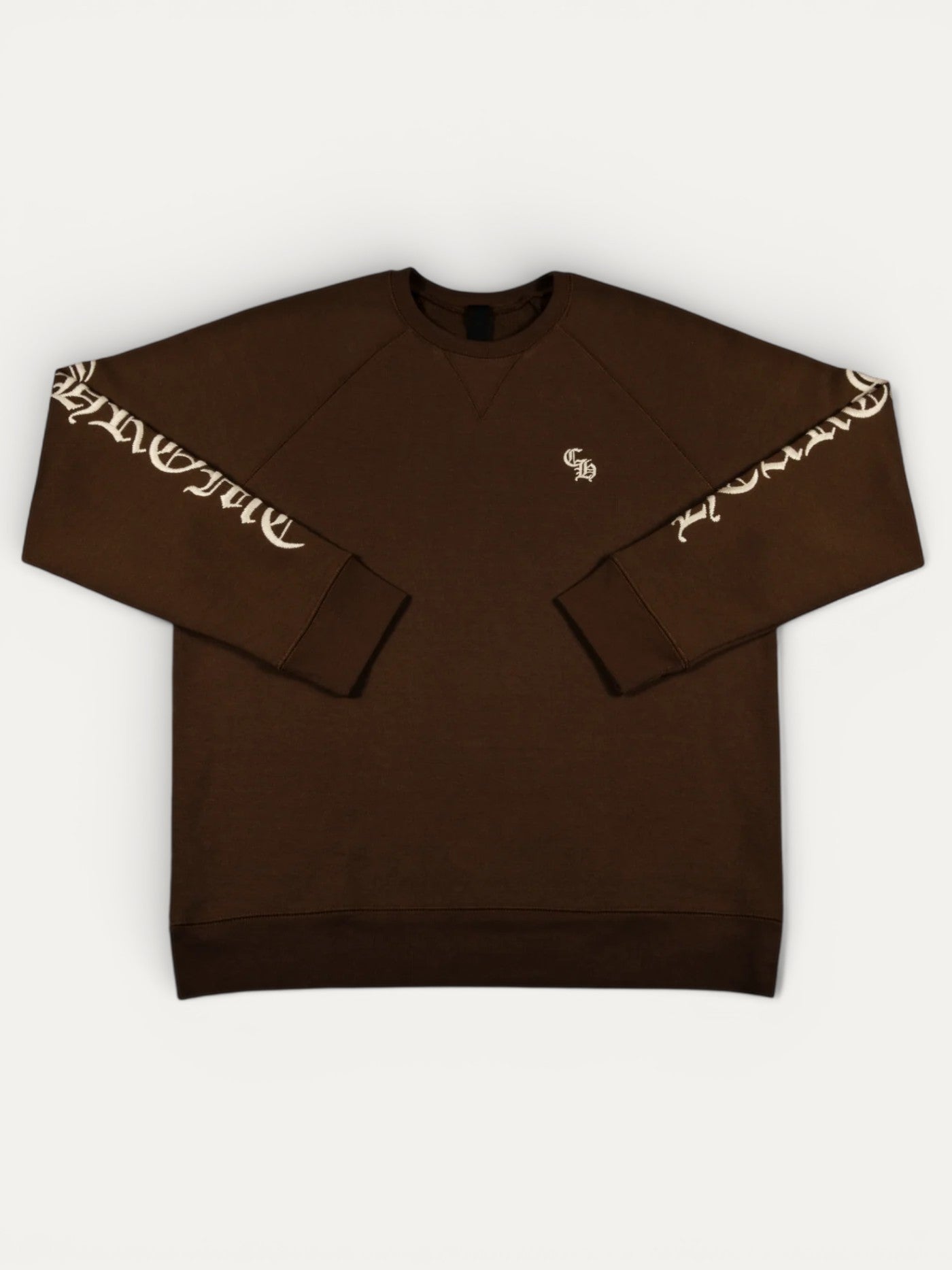 Chrome Hearts Brown Embroidered Cashmere Sweater