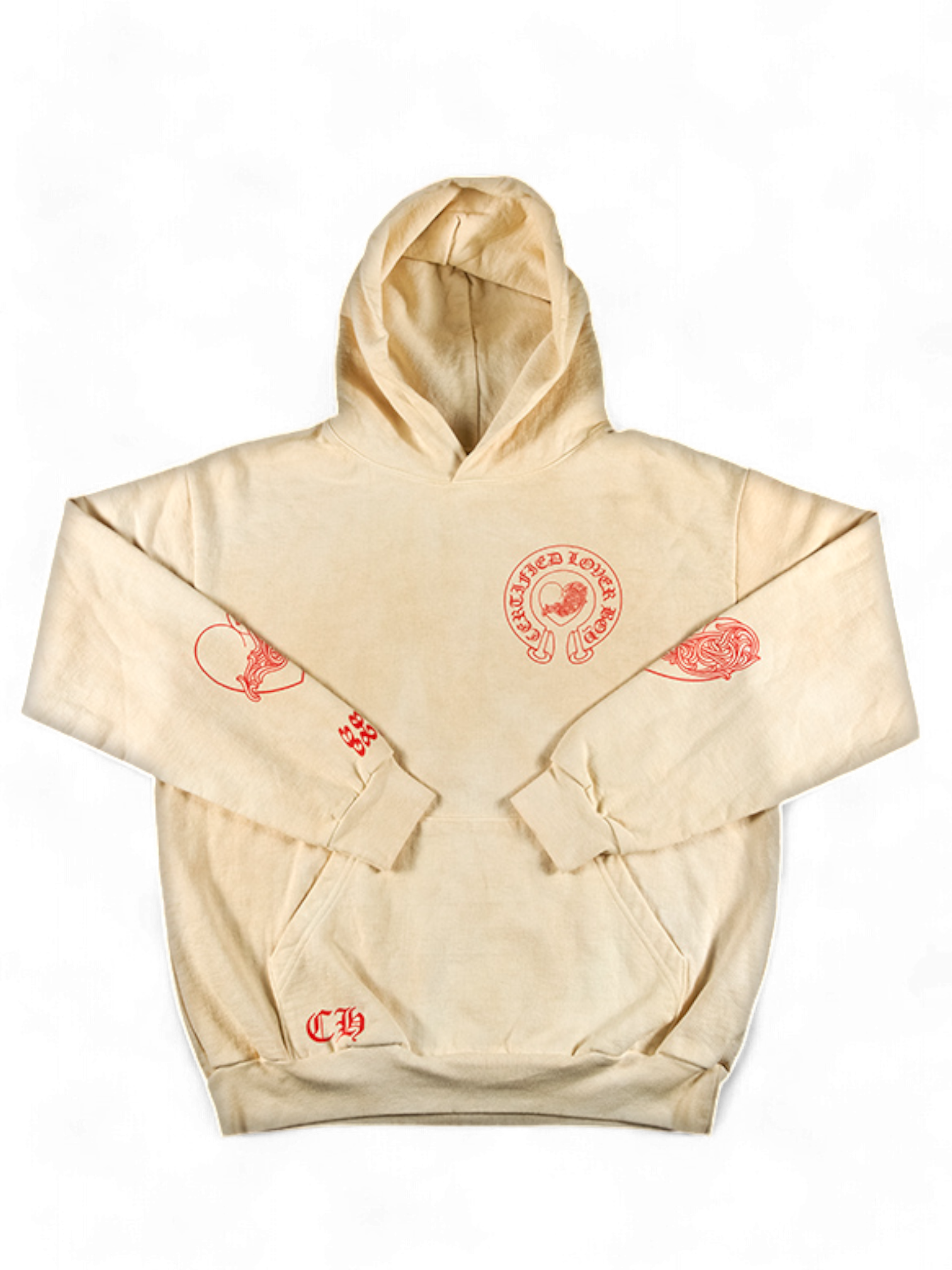 Chrome Hearts x Drake Certified Lover Boy Cream Hoodie