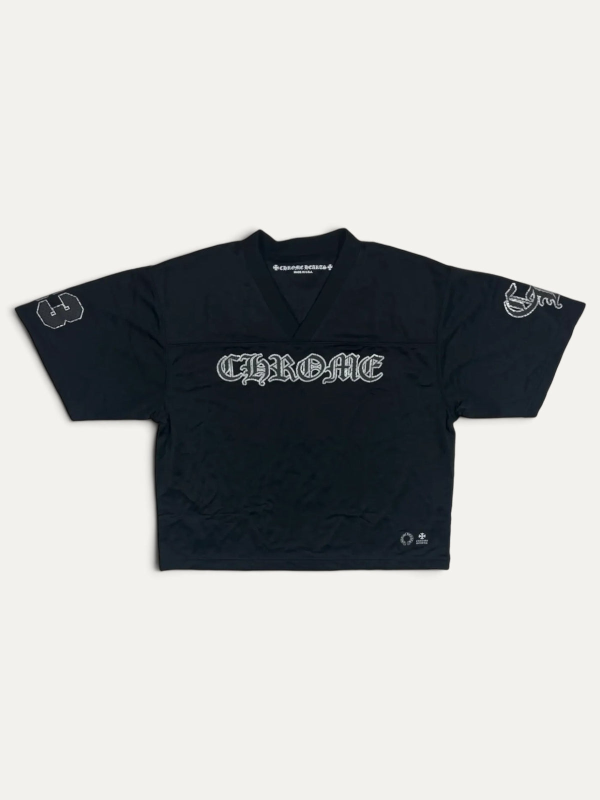 Chrome Hearts Black Mesh Stadium Football Jersey