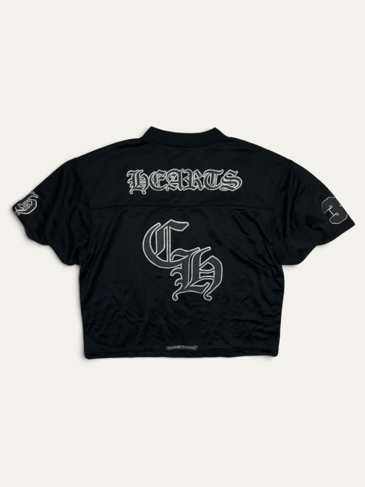 Chrome Hearts Black Mesh Stadium Football Jersey
