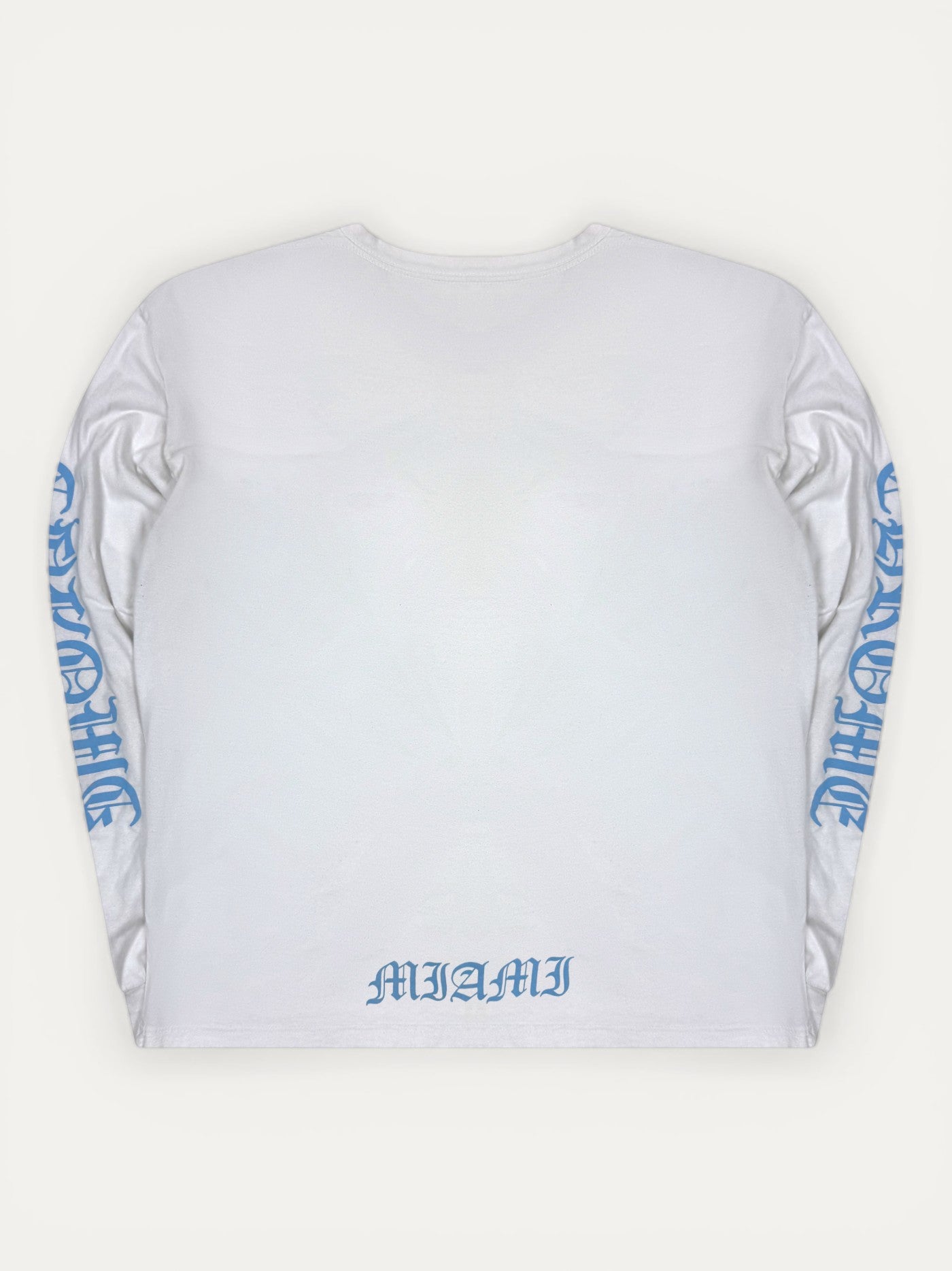 Chrome Hearts Miami Exclusive White Blue Longsleeve