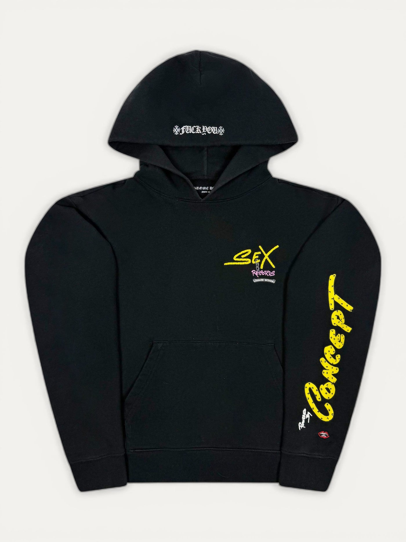 Chrome Hearts Matty Boy Sex Records Black Concept Hoodie