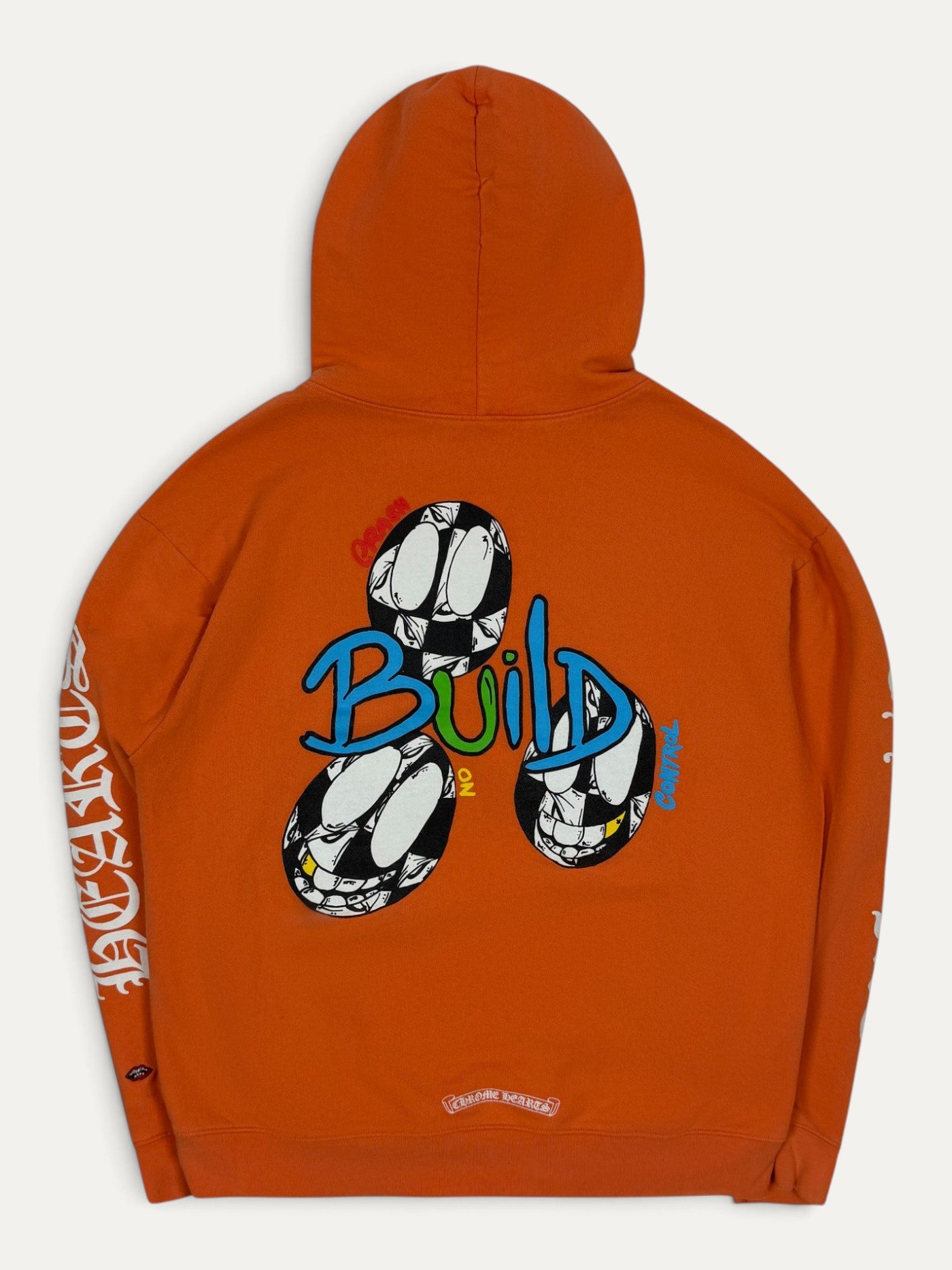Chrome Hearts Matty Boy Orange Link & Build Hoodie