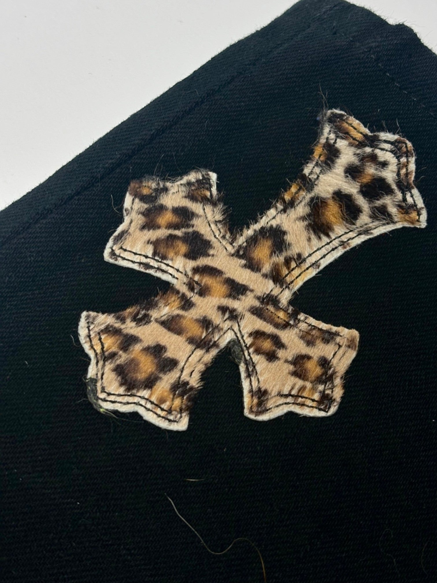 Chrome Hearts Green Cheetah Cross Patch Black Levi’s Denim Jeans