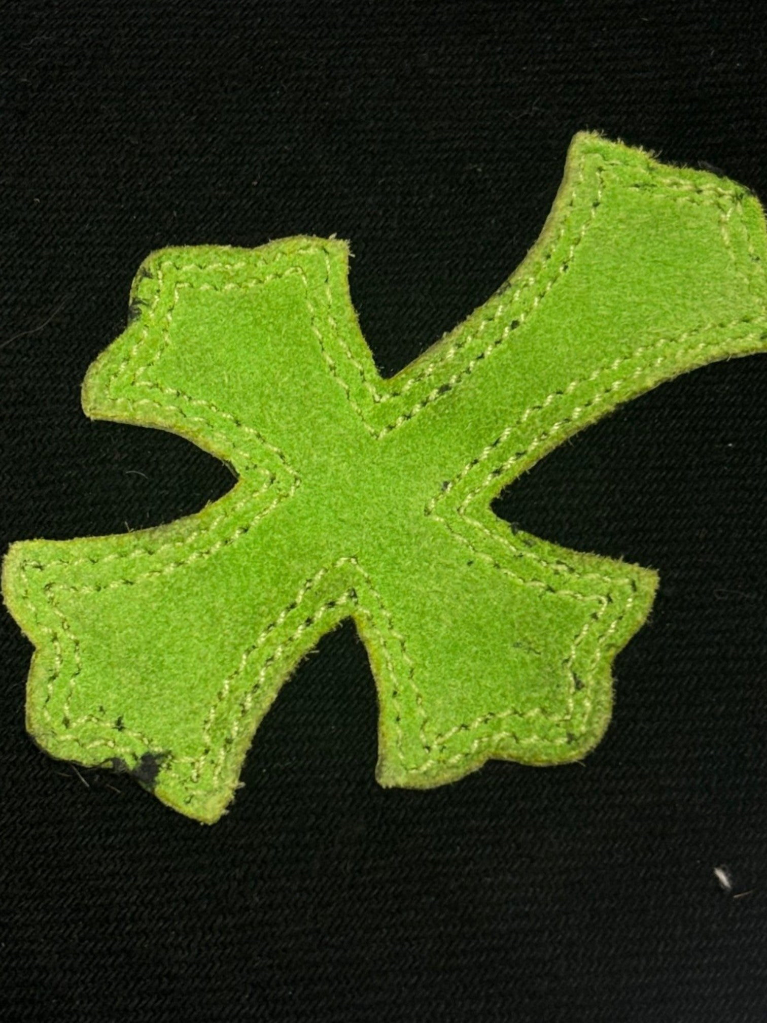 Chrome Hearts Green Cheetah Cross Patch Black Levi’s Denim Jeans