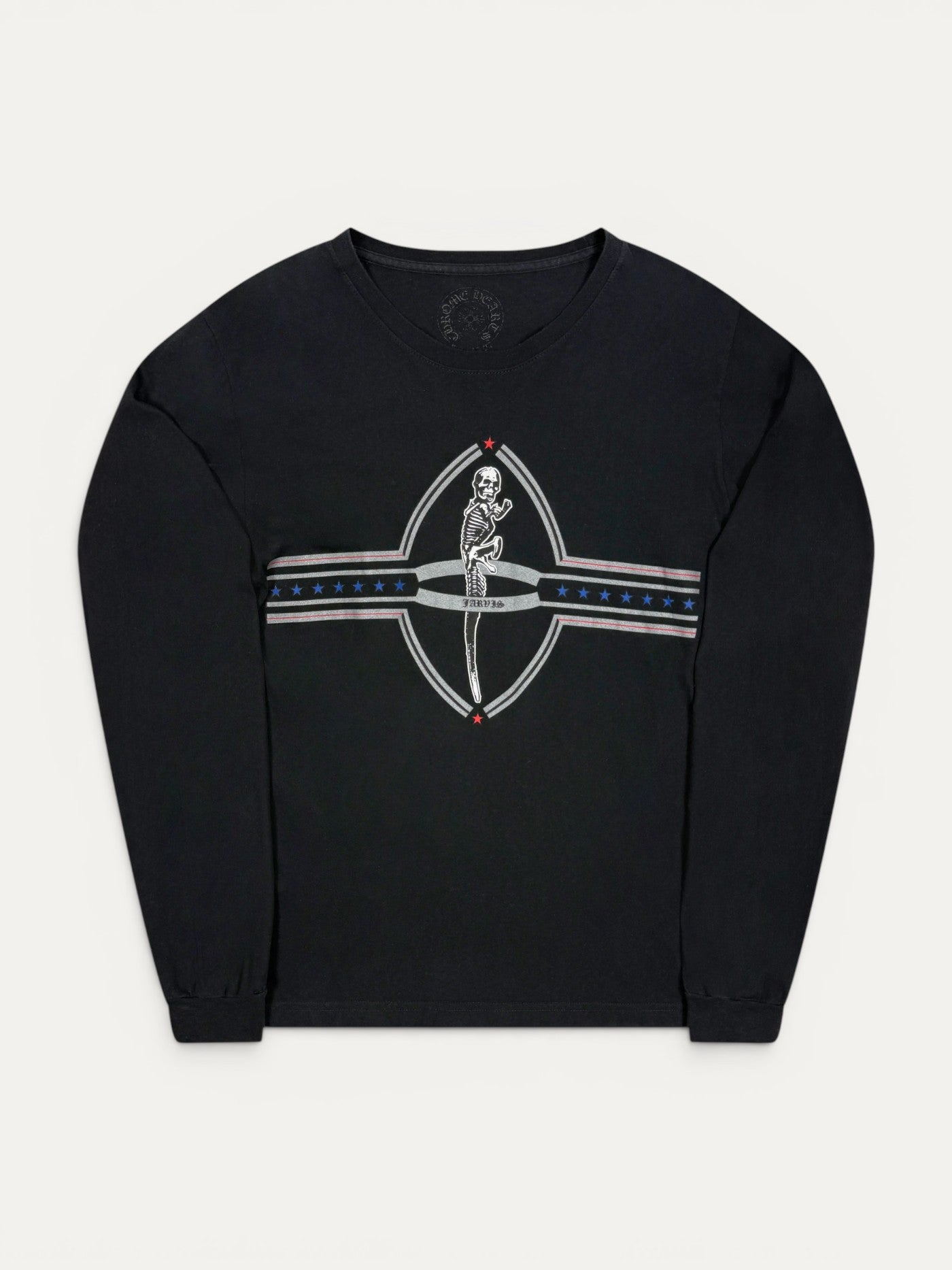 Chrome Hearts x FOTI Star Wars Jarvis Skull Black Longsleeve