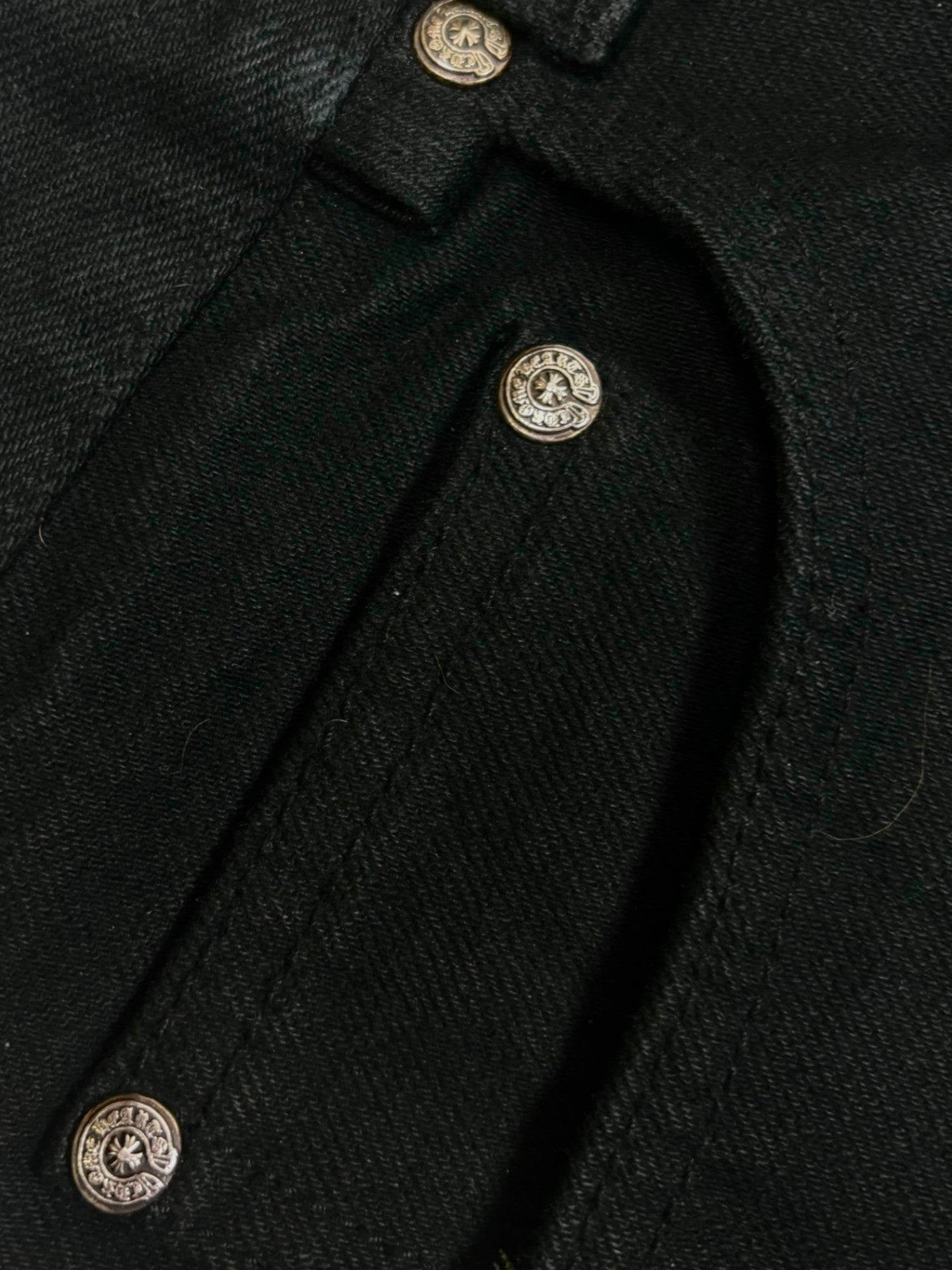 Chrome Hearts Green Cheetah Cross Patch Black Levi’s Denim Jeans