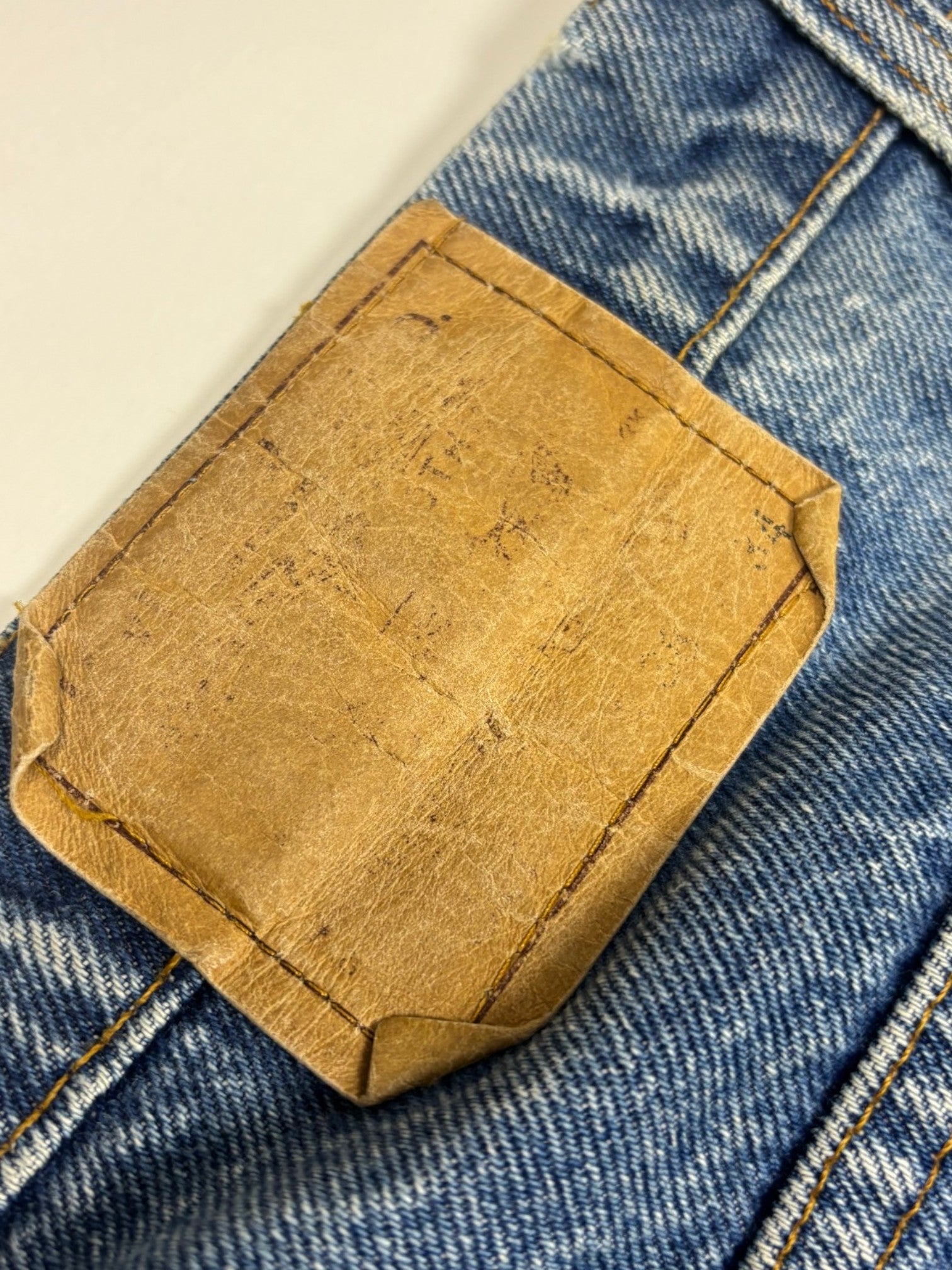 Chrome Hearts Cheetah Star Patch Levi's Denim Jeans