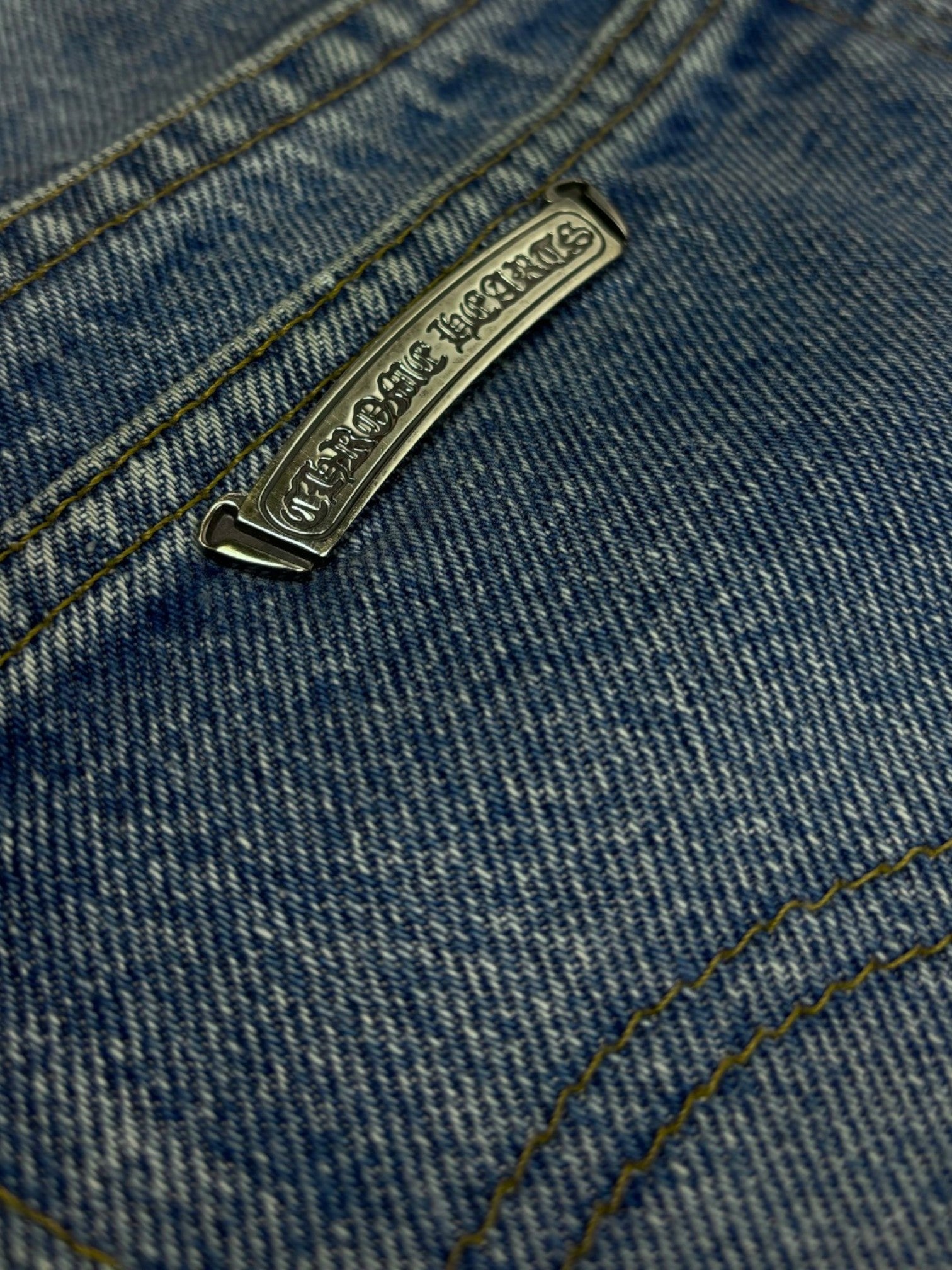 Chrome Hearts Cheetah Star Patch Levi's Denim Jeans