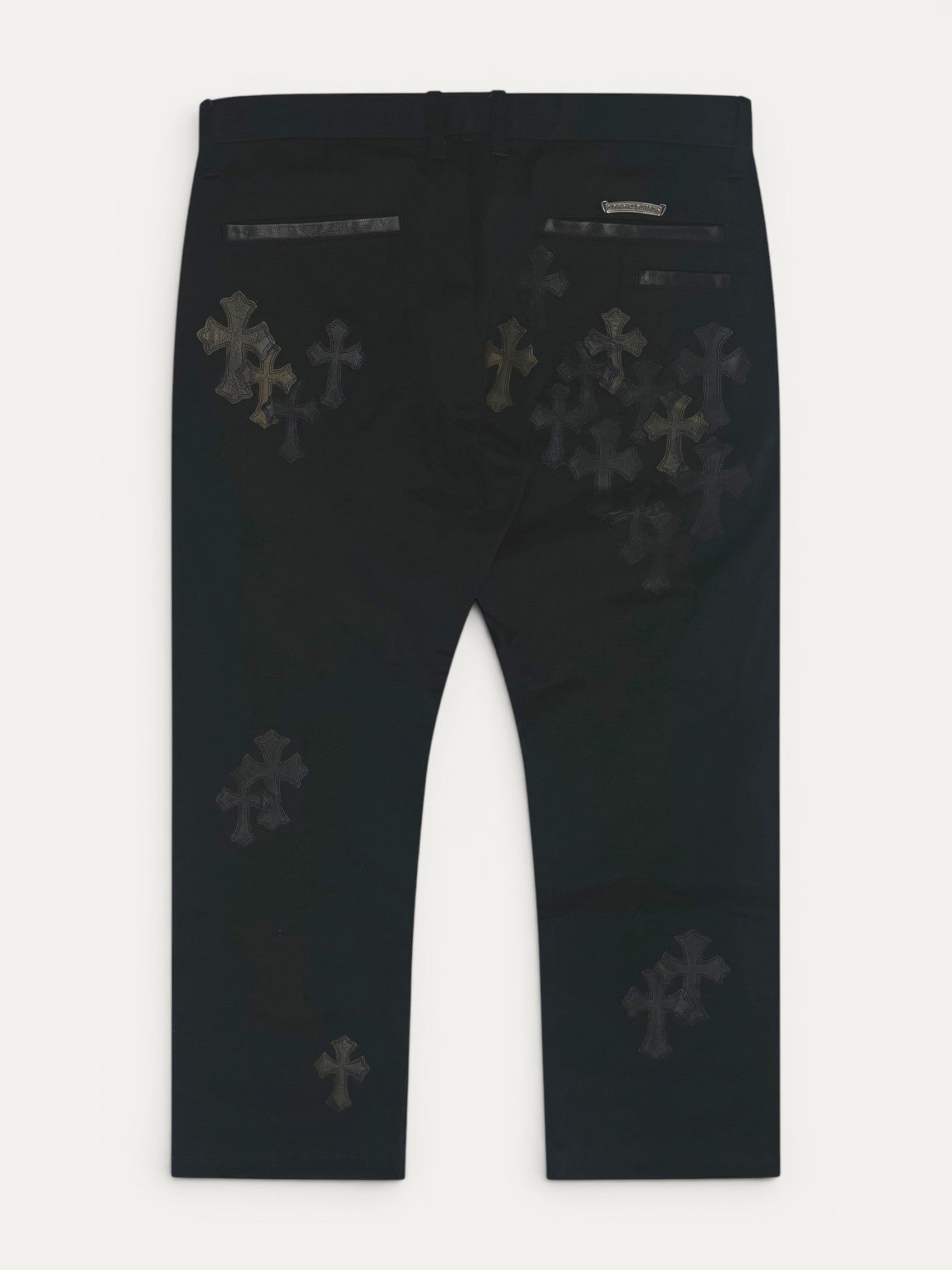 Chrome Hearts Black Brown Camo Cross Patch Chino Pants