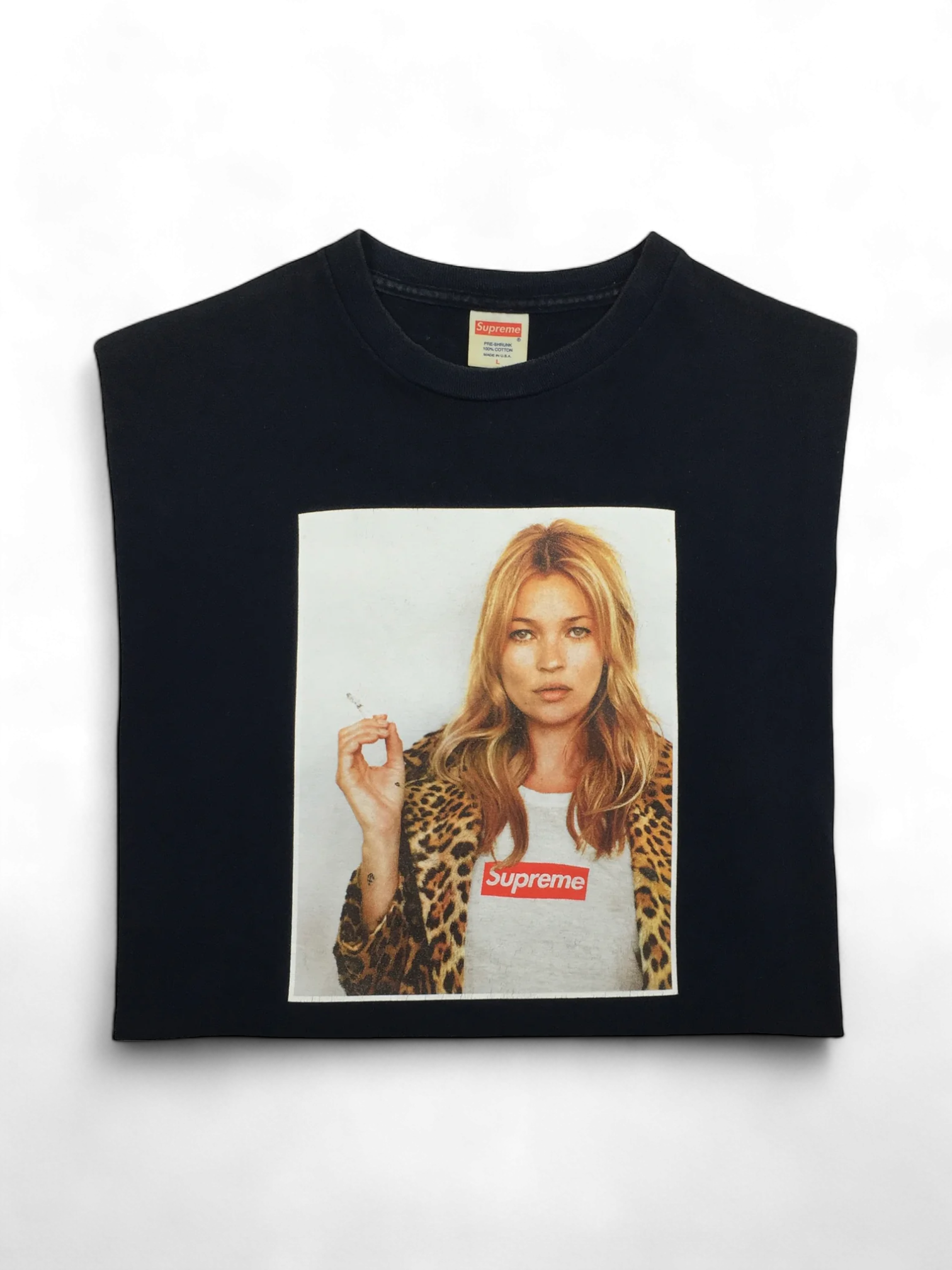 2012 Supreme Kate Moss Navy Photo Tee