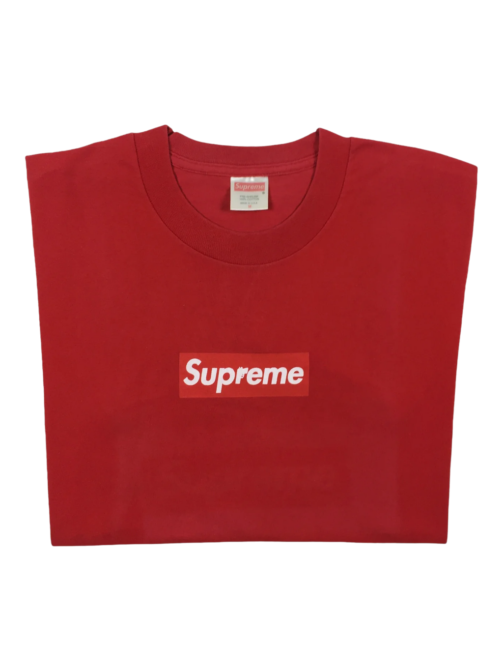 1999 Supreme Red Sopranos Box Logo Tee