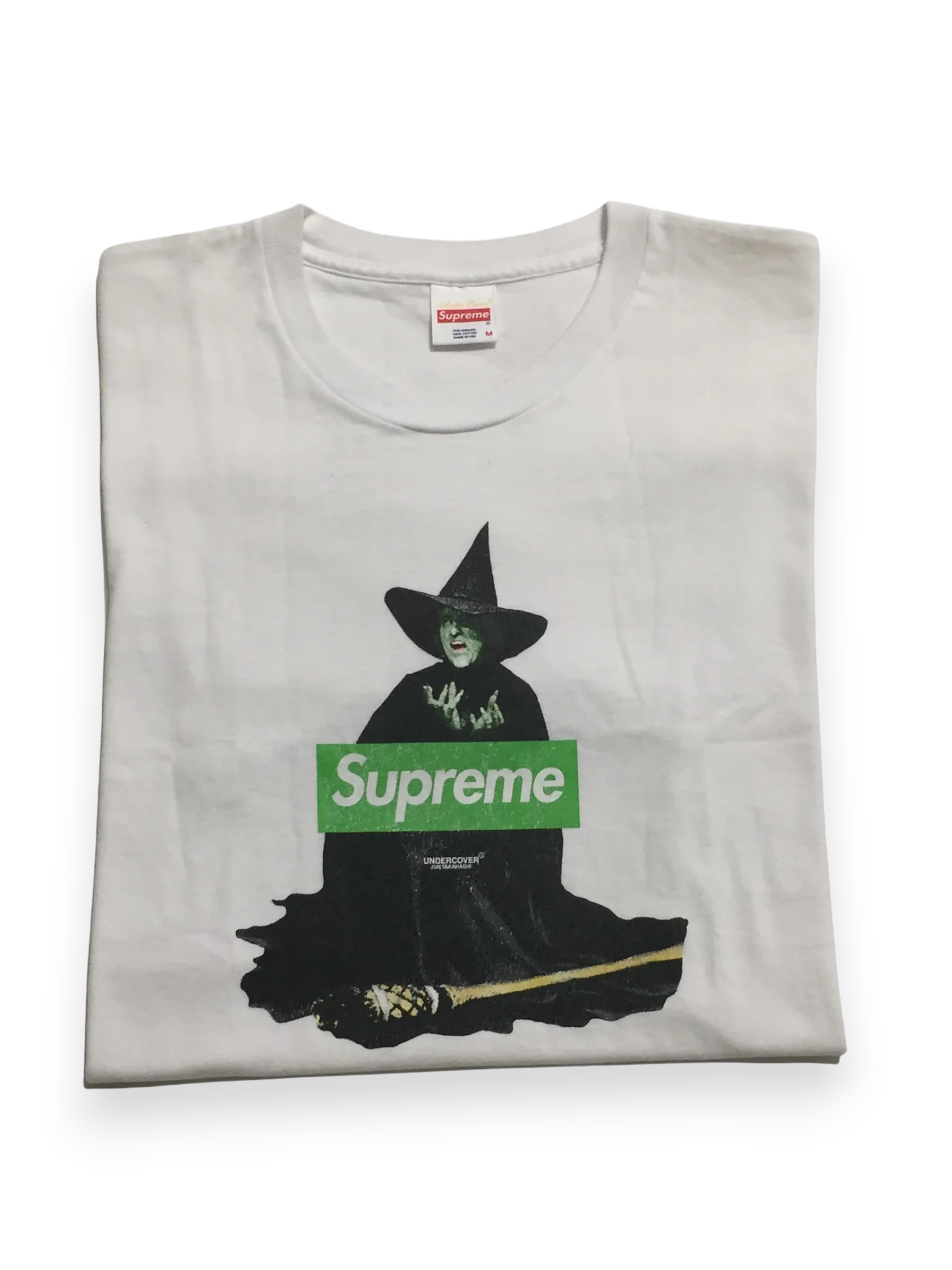 2015 Supreme x Undercover Witch White Box Logo Tee