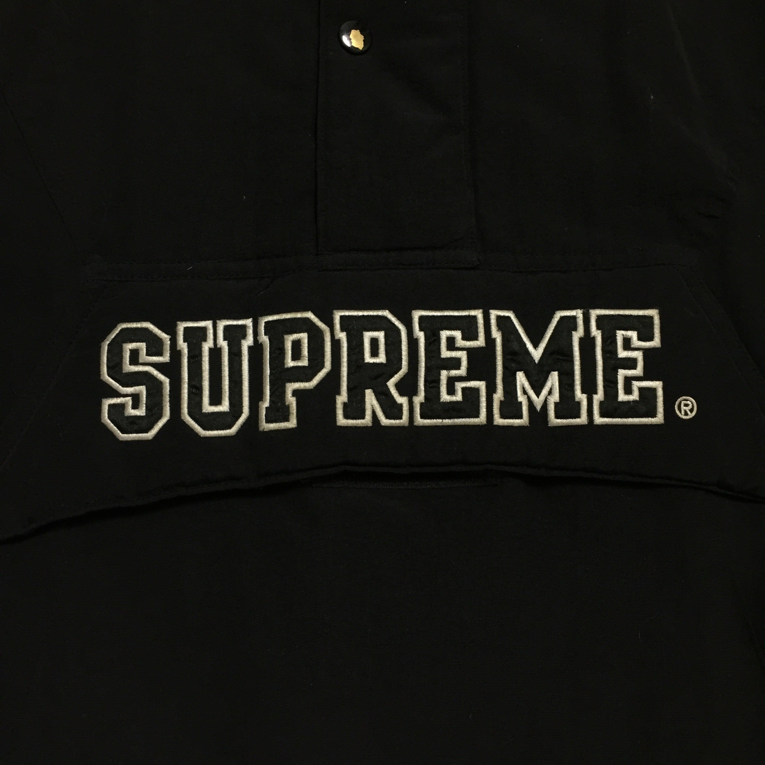 2006 Supreme x Public Enemy Black Starter Pullover Jacket