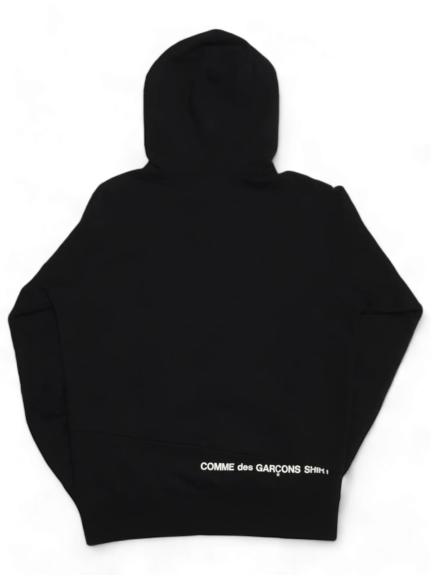 2018 Supreme x CDG Black Split Box Logo Hoodie