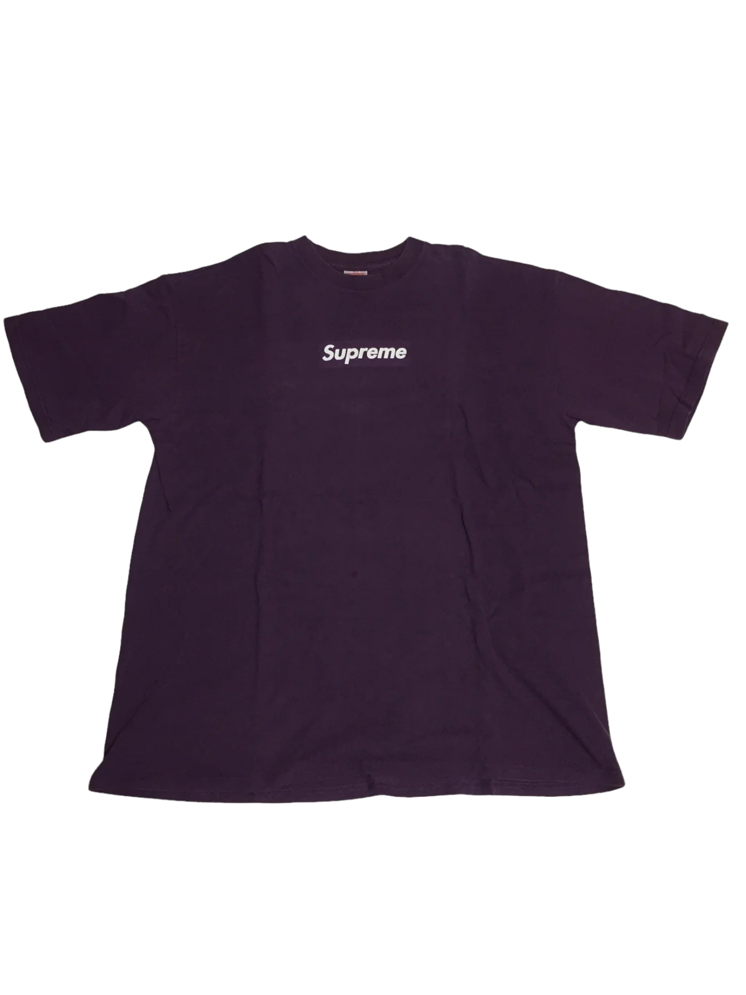 1999 Supreme Purple Grape Box Logo Tee
