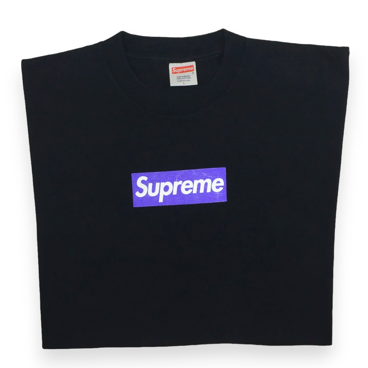 Supreme box logo tee purple online