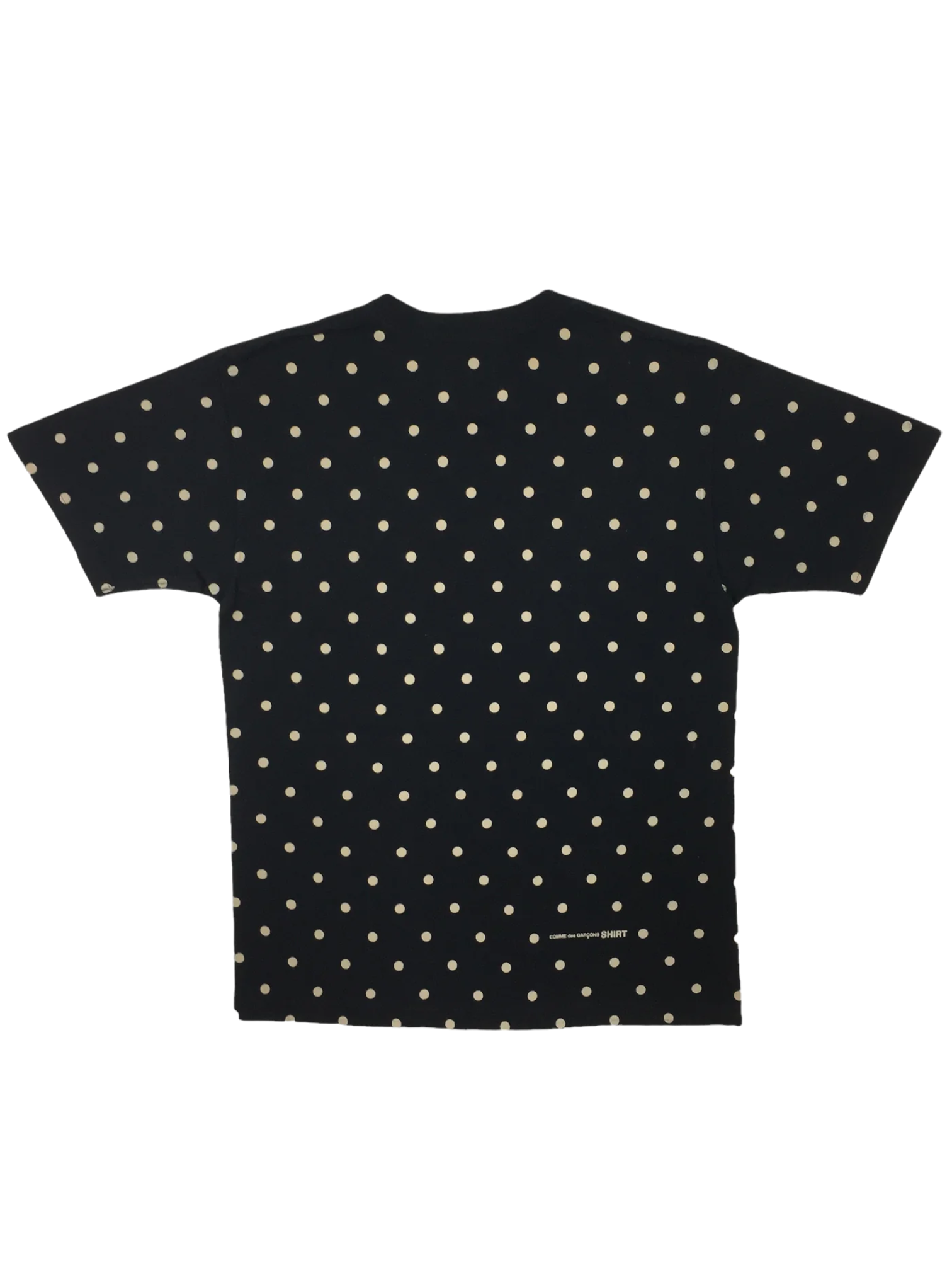 2012 Supreme x CDG Polka Dot Black Box Logo Tee