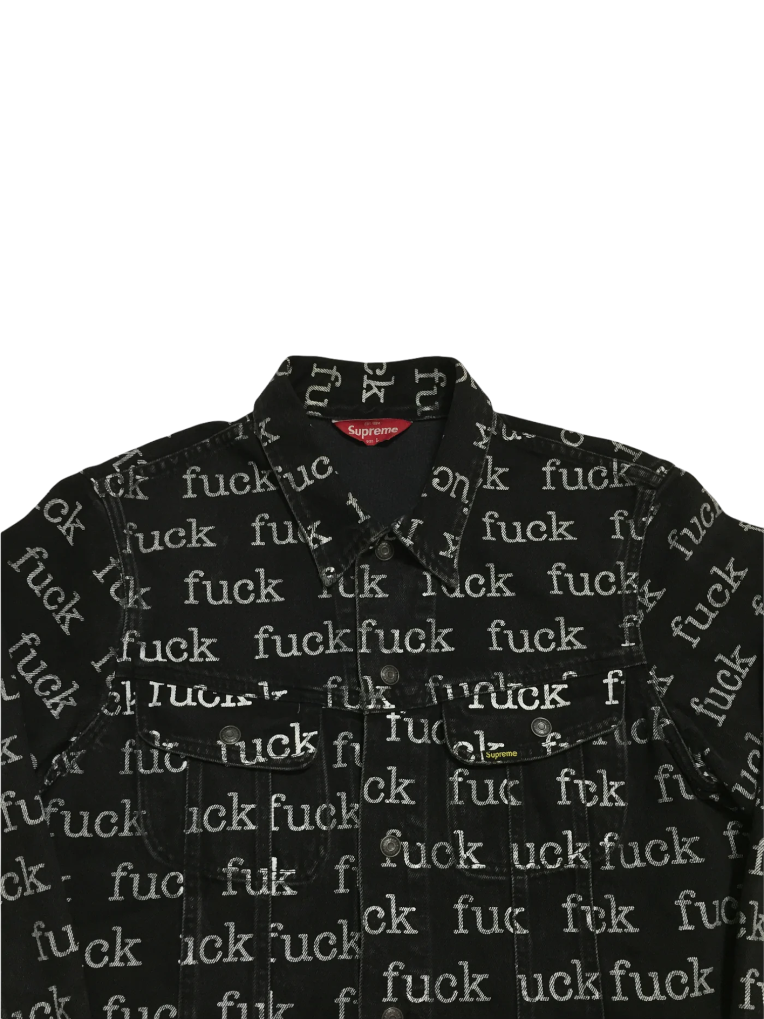 2013 Supreme Fuck Denim Jacket