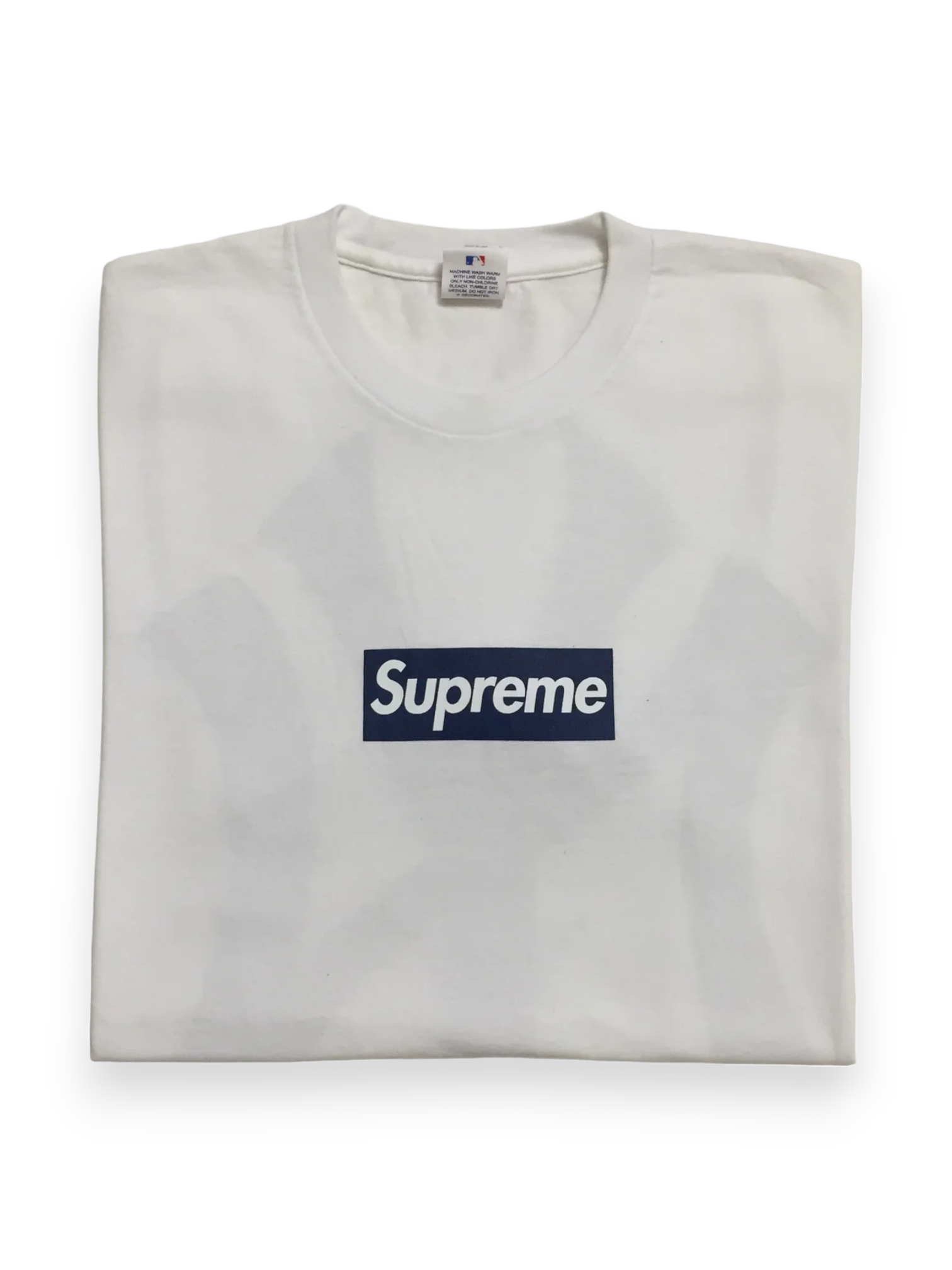 2015 Supreme Yankees White Box Logo Tee