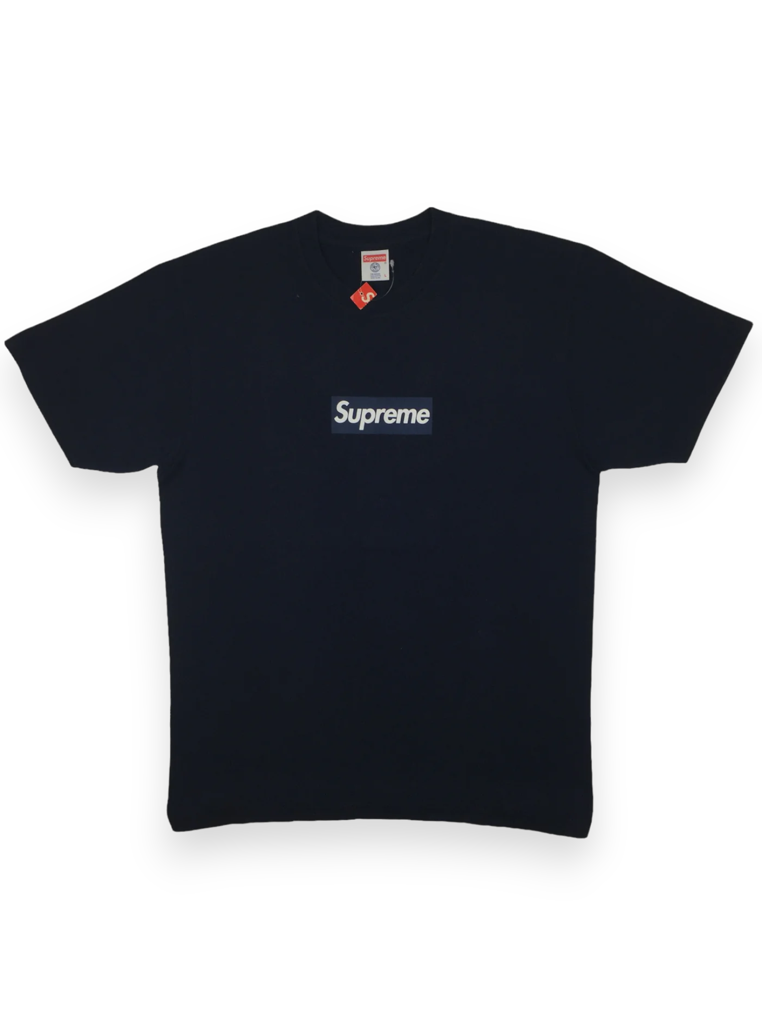 2015 Supreme Yankees Navy Box Logo Tee