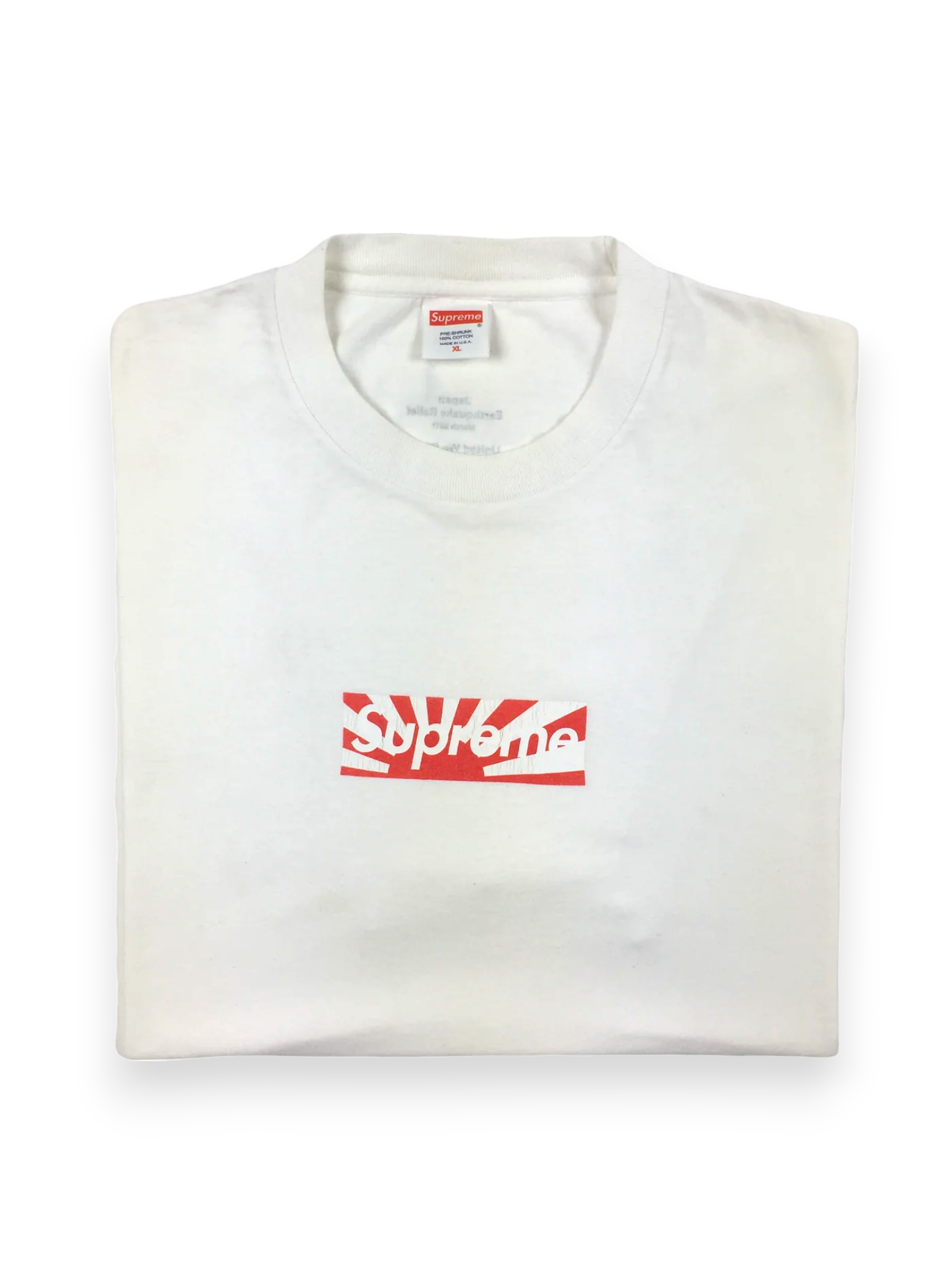 2011 Supreme Japan Relief Box Logo Tee