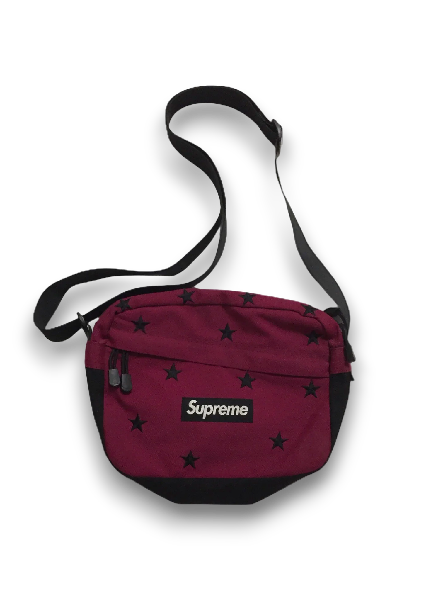 2013 Supreme Red Black Stars Shoulder Bag