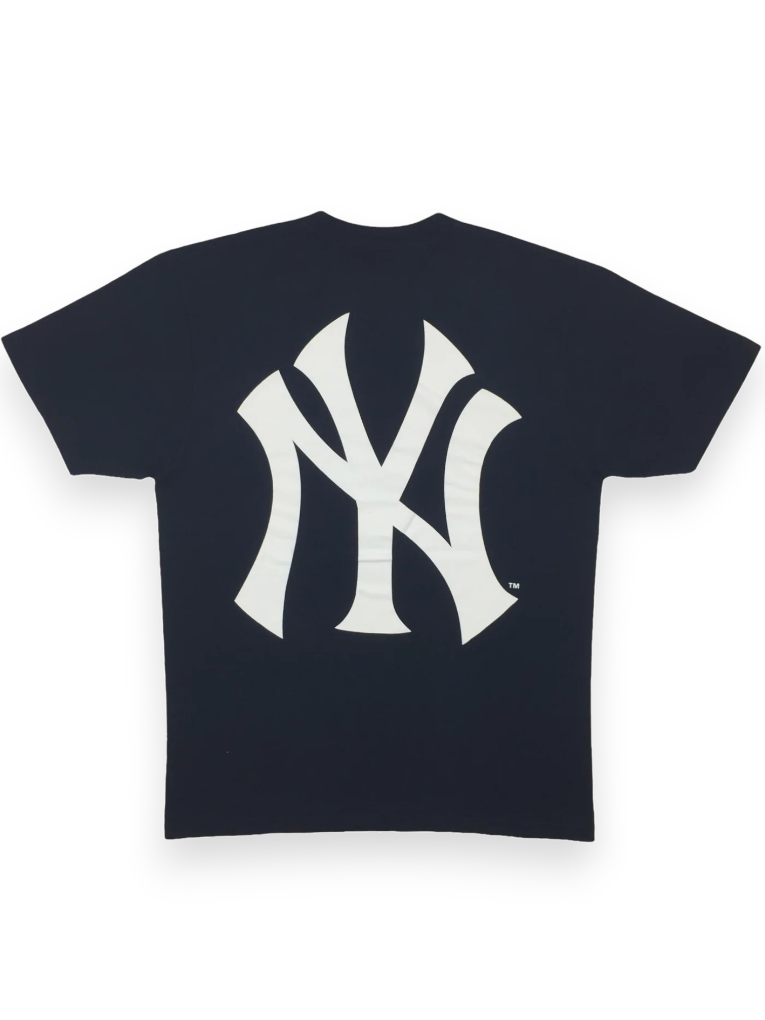 2015 Supreme Yankees Navy Box Logo Tee