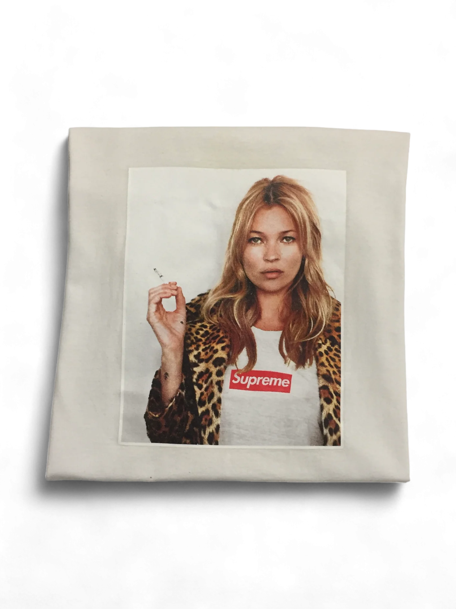 2012 Supreme Kate Moss White Photo Tee