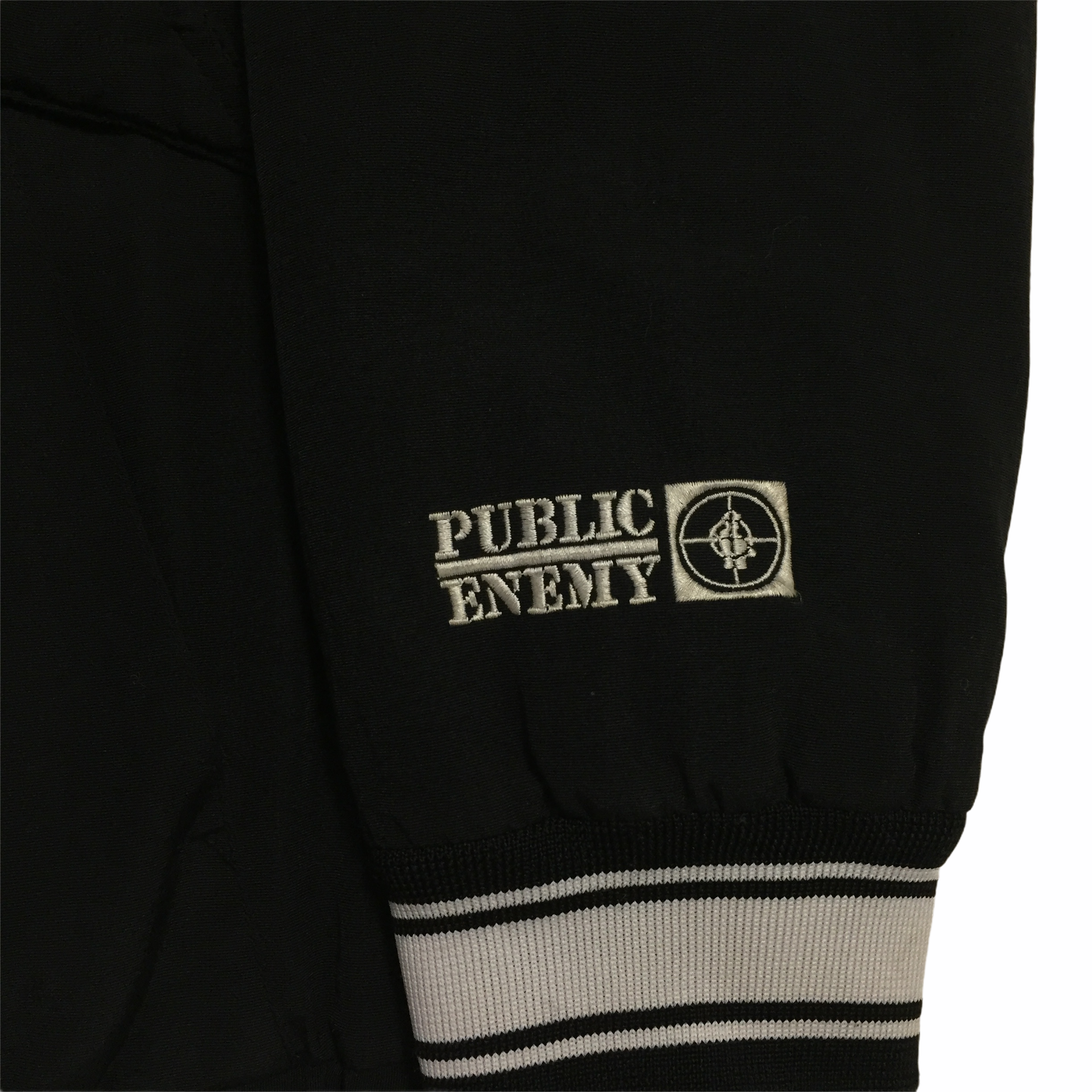 2006 Supreme x Public Enemy Black Starter Pullover Jacket