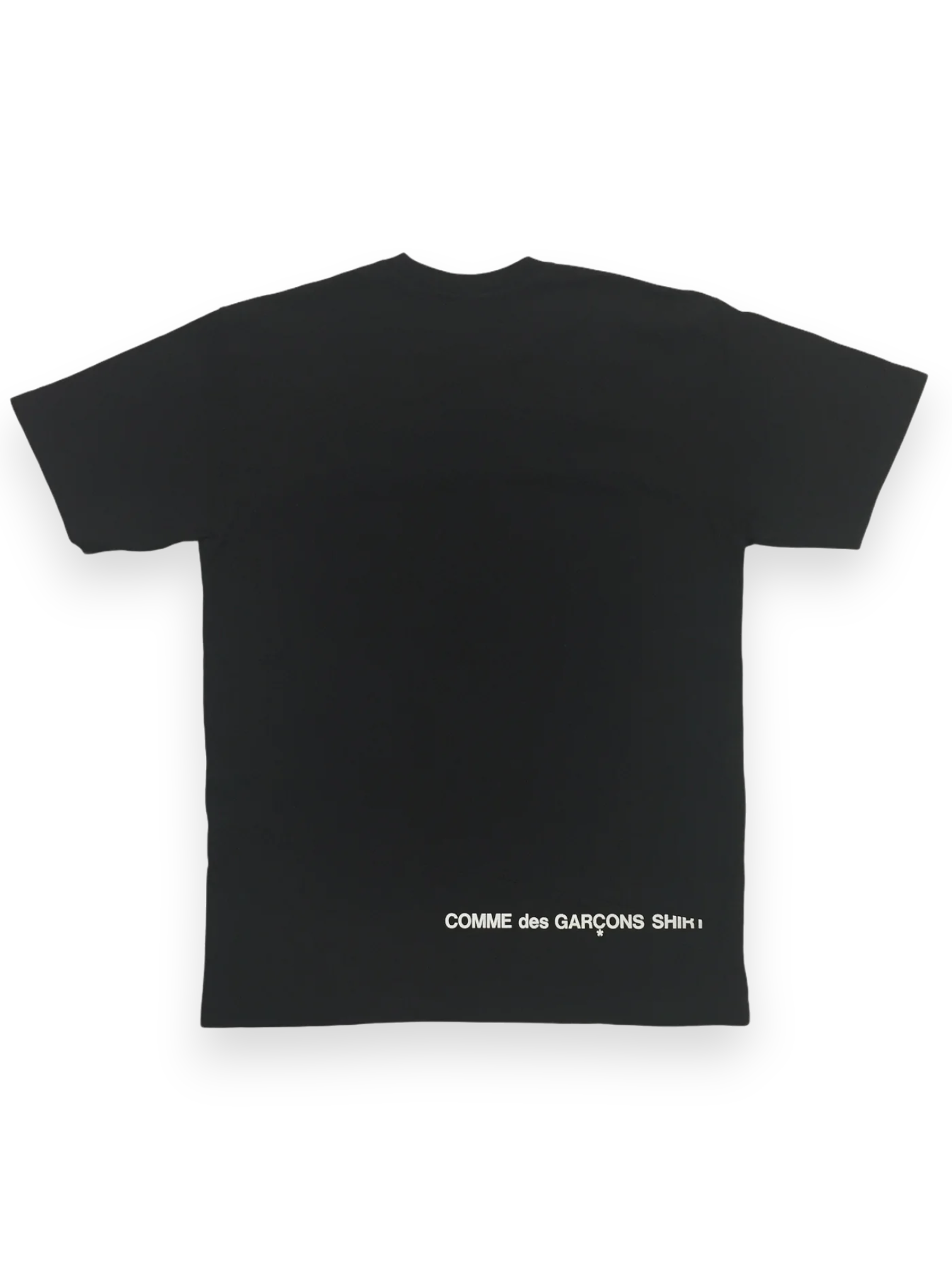 2018 Supreme x CDG Black Split Box Logo Tee