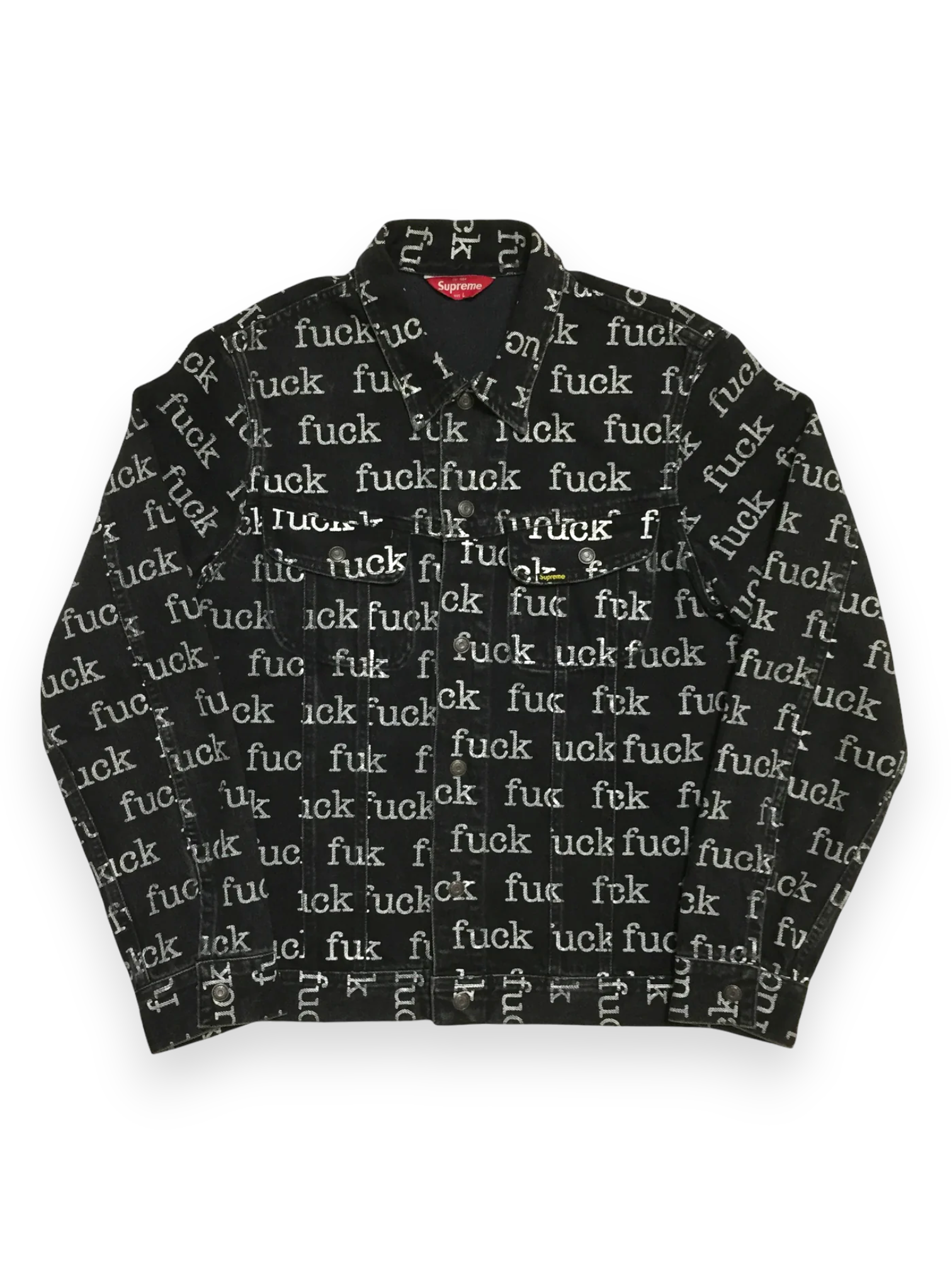 2013 Supreme Fuck Denim Jacket