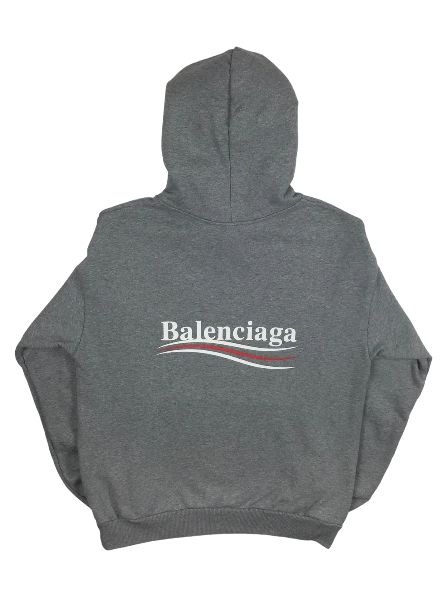 Balenciaga Grey Political Campaign Hoodie