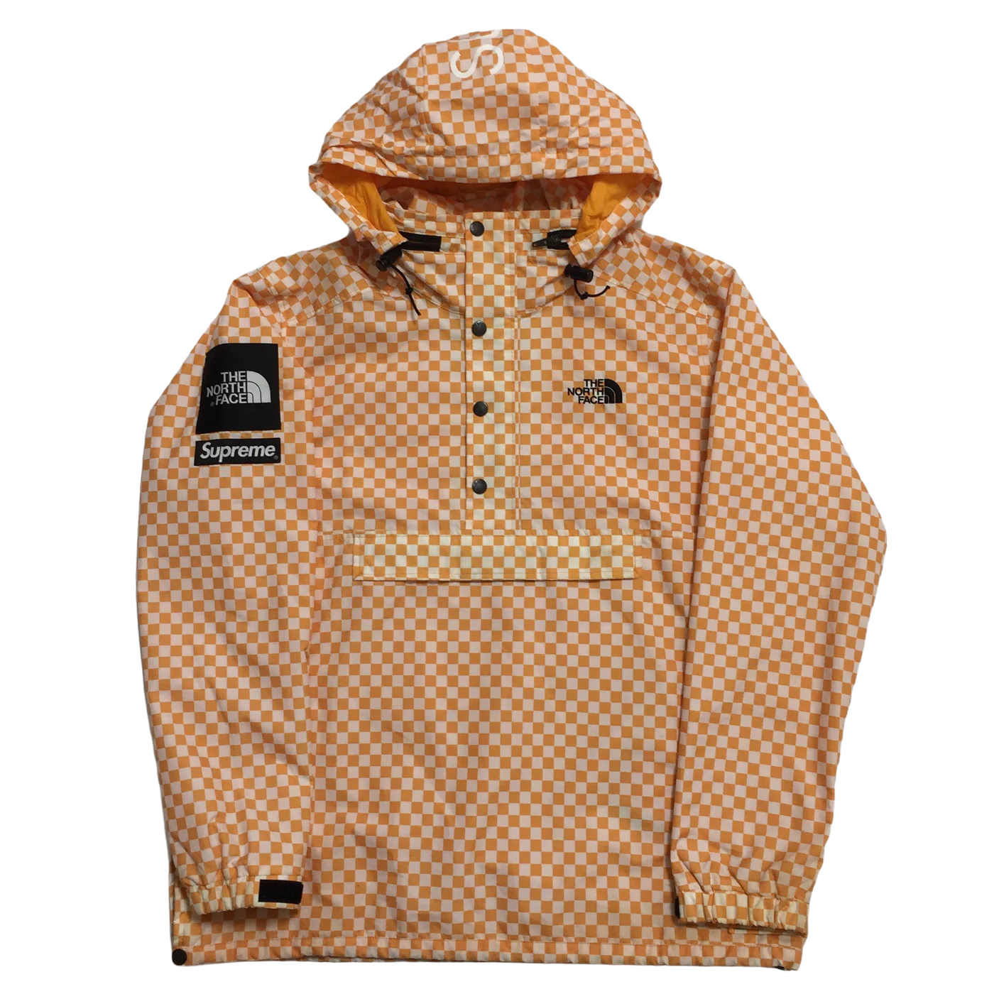 2011 Supreme x The North Face Checkered Yellow Pullover