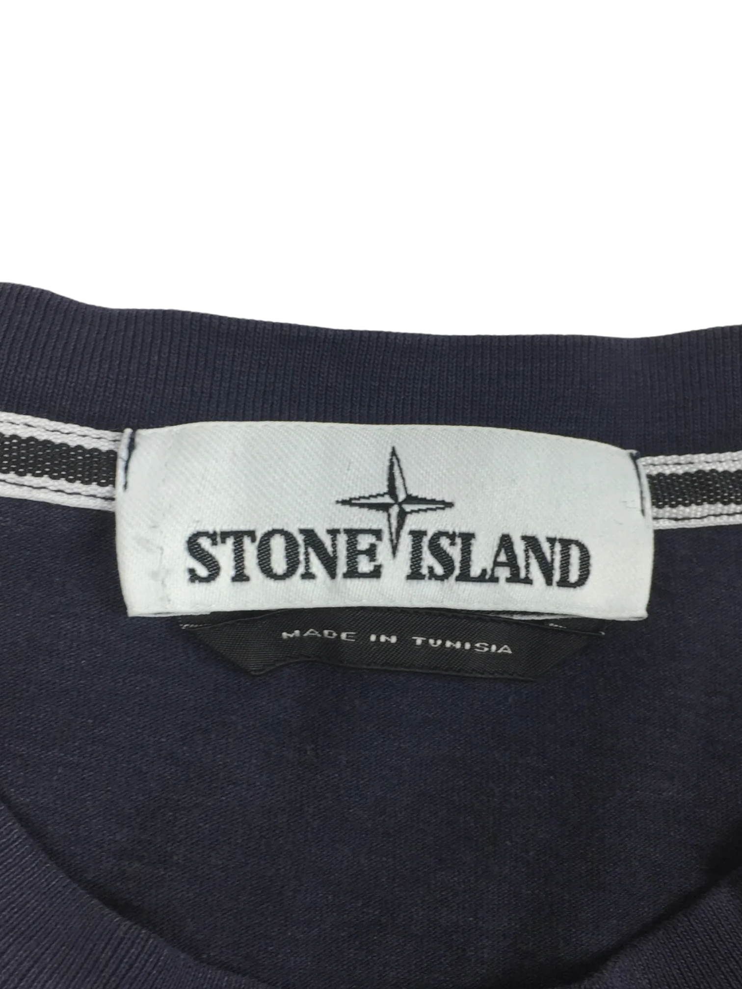 Stone Island Navy Reflective Logo Longsleeve