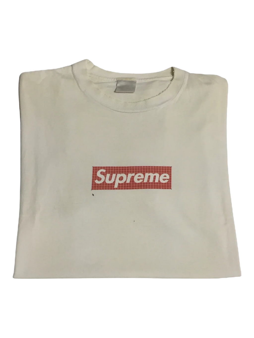 1998 Supreme Grid Daikanyama Box Logo Tee