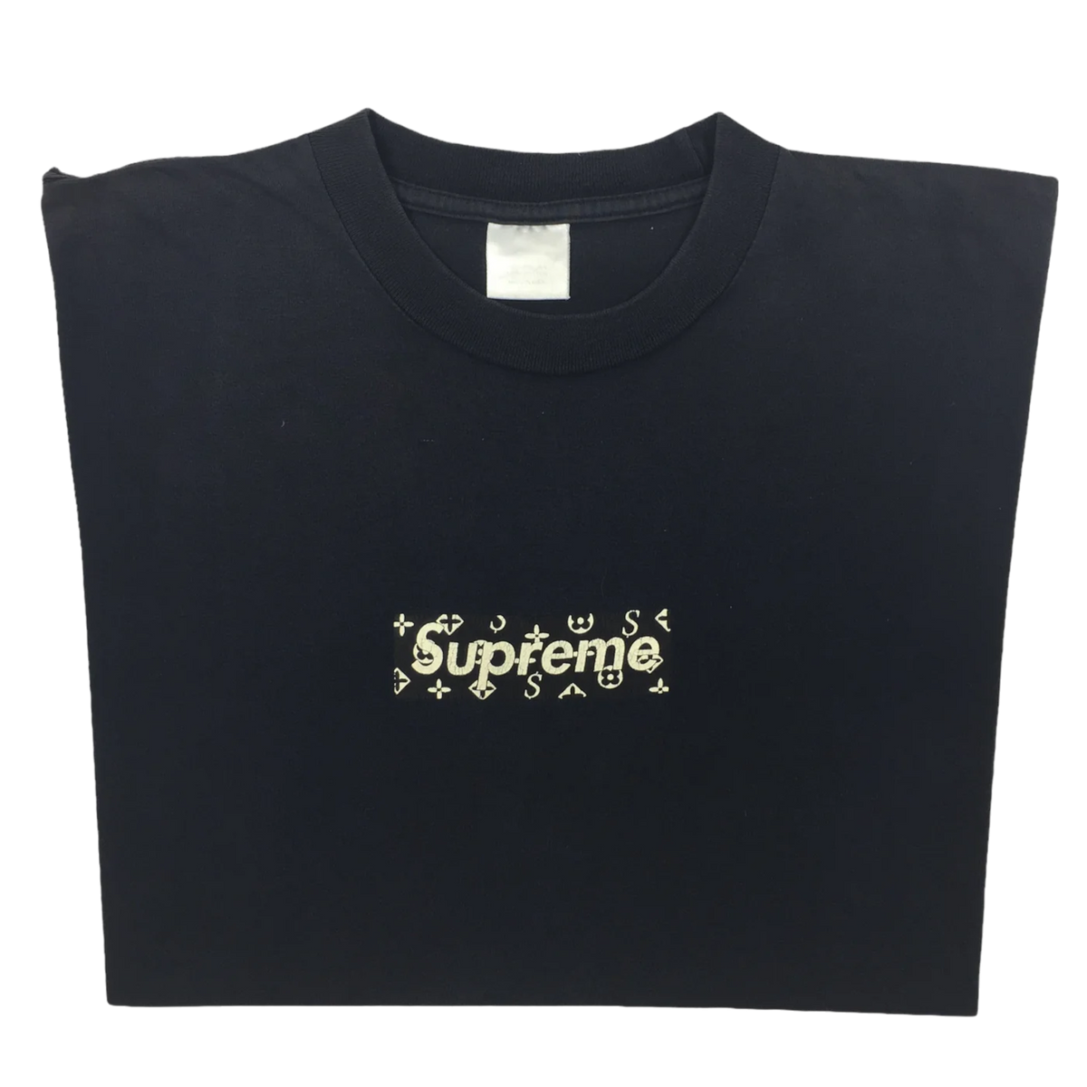 2000 Supreme LV Monogram Black Box Logo Tee