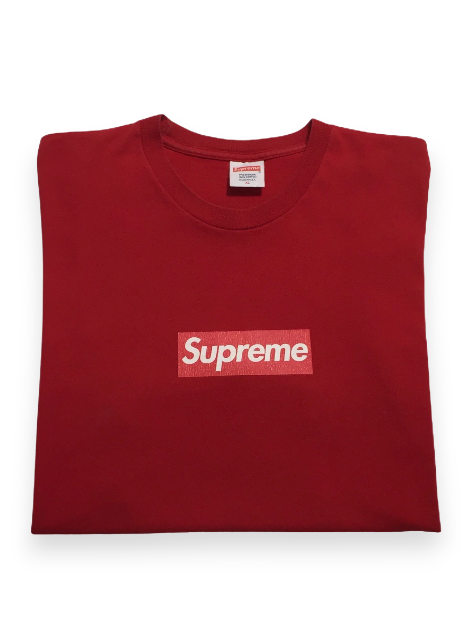 2014 Supreme 20th Anniversary Red Box Logo Tee