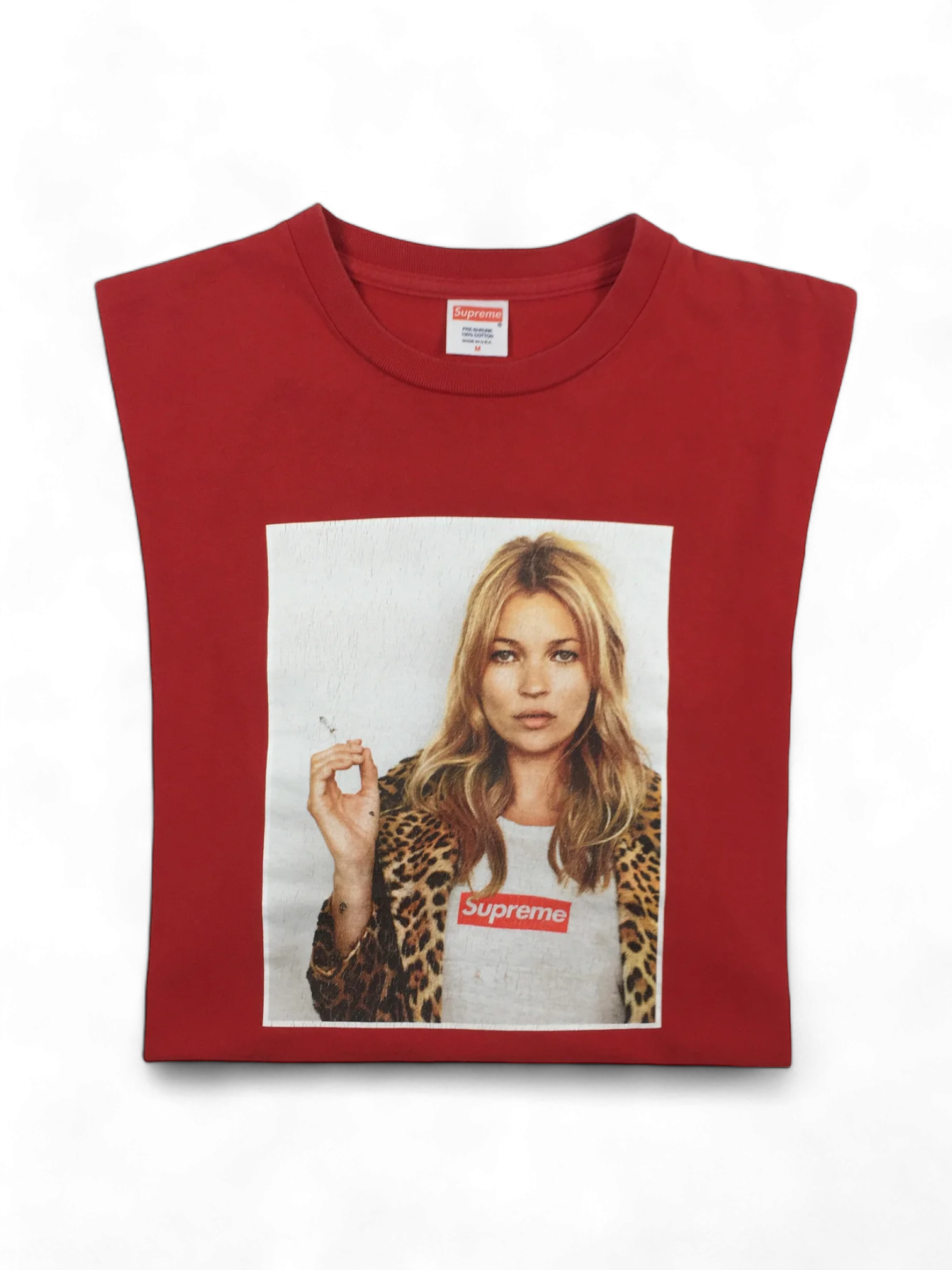 2012 Supreme Kate Moss Red Photo Tee