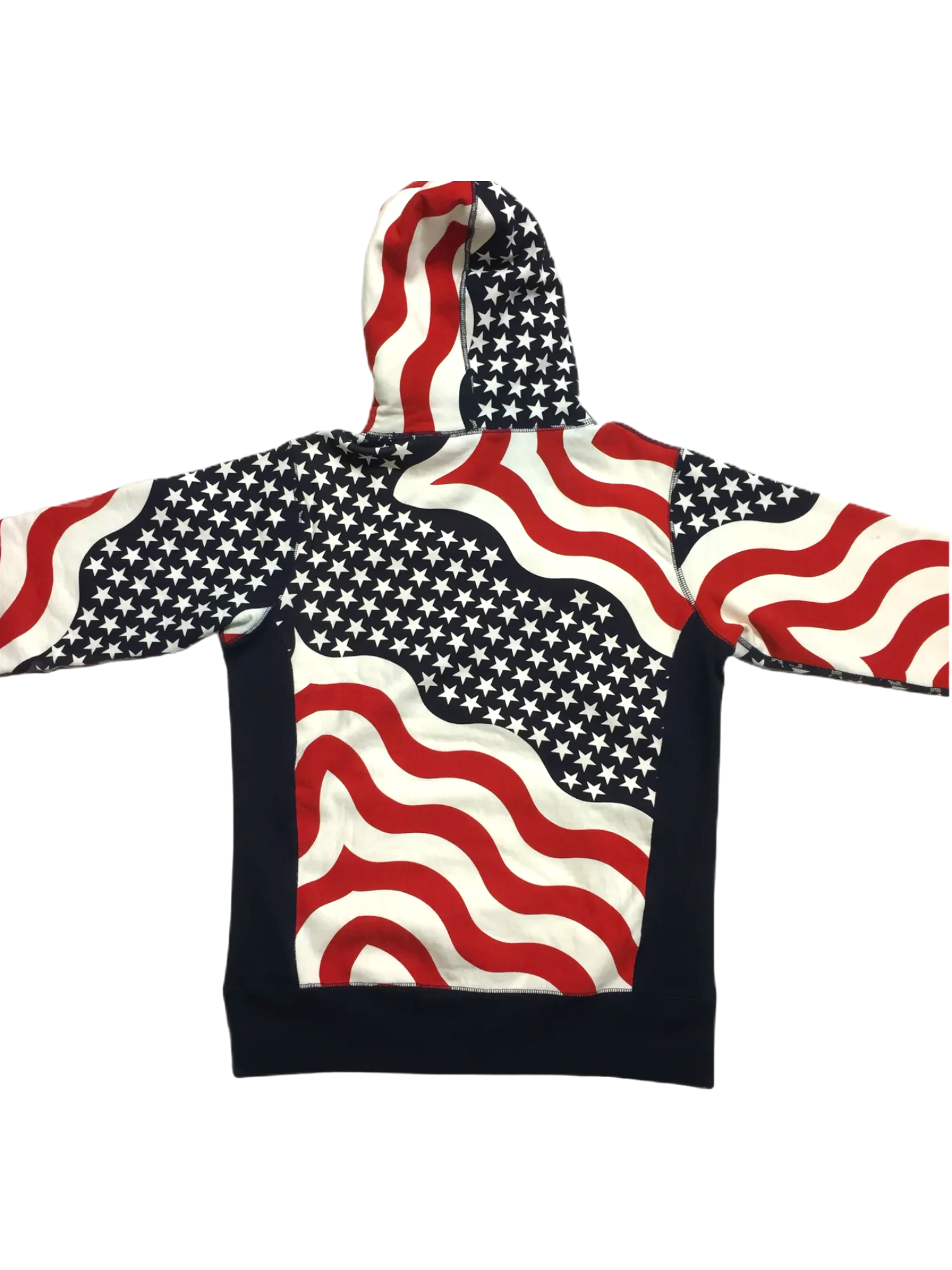 2014 Supreme USA Flag Box Logo Hoodie