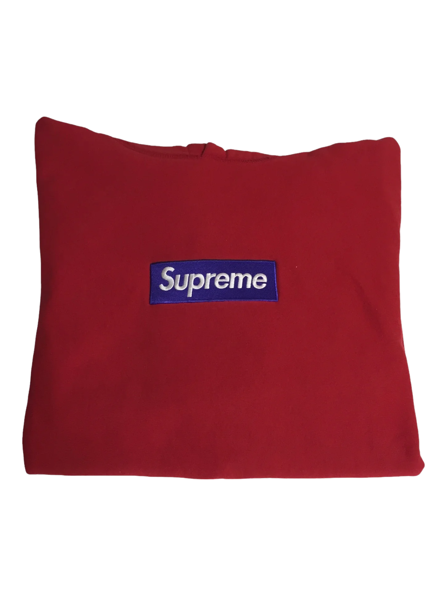 2017 Supreme Purple Red Box Logo Hoodie