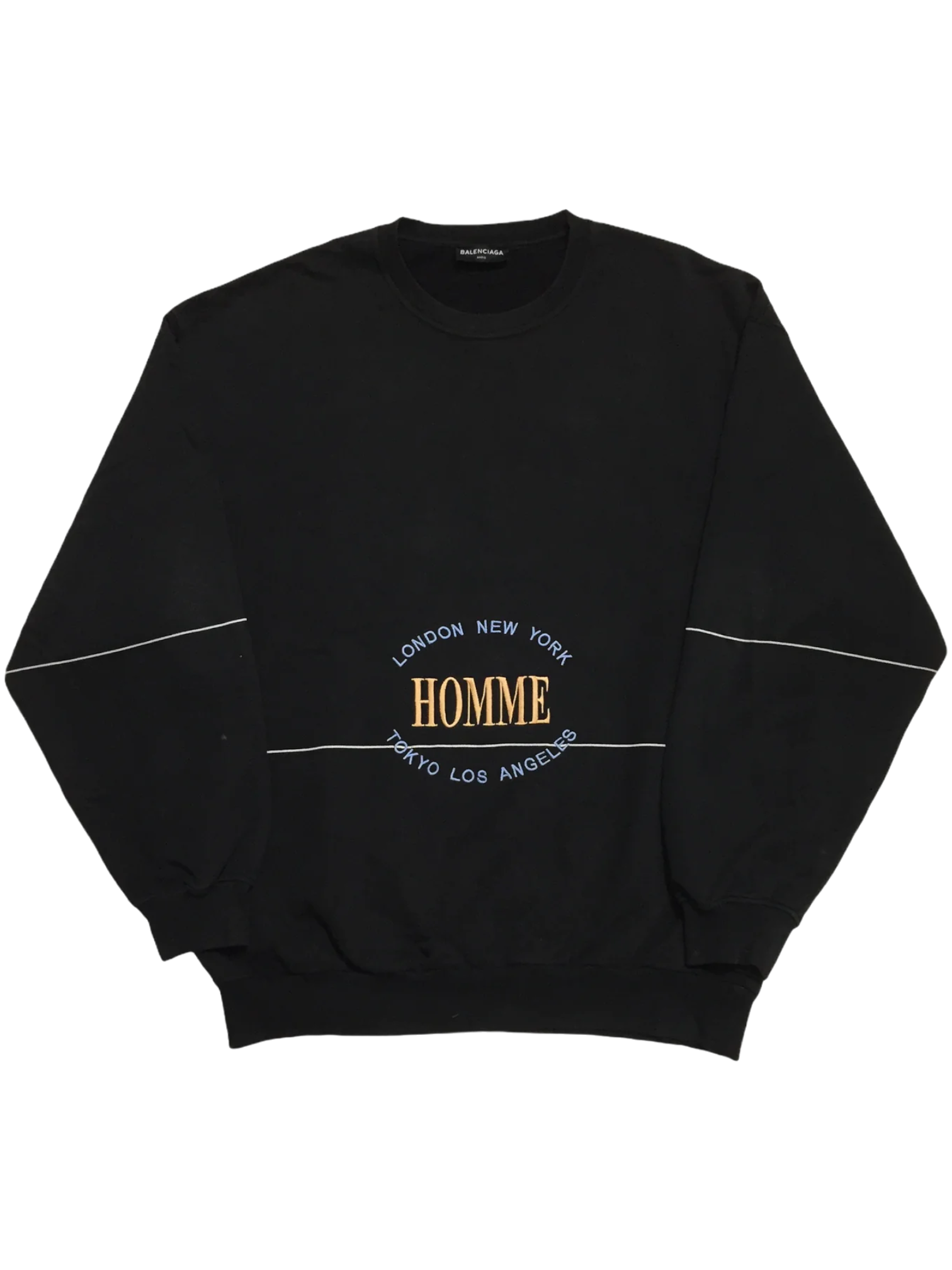 Balenciaga Worldwide Homme Black Sweater